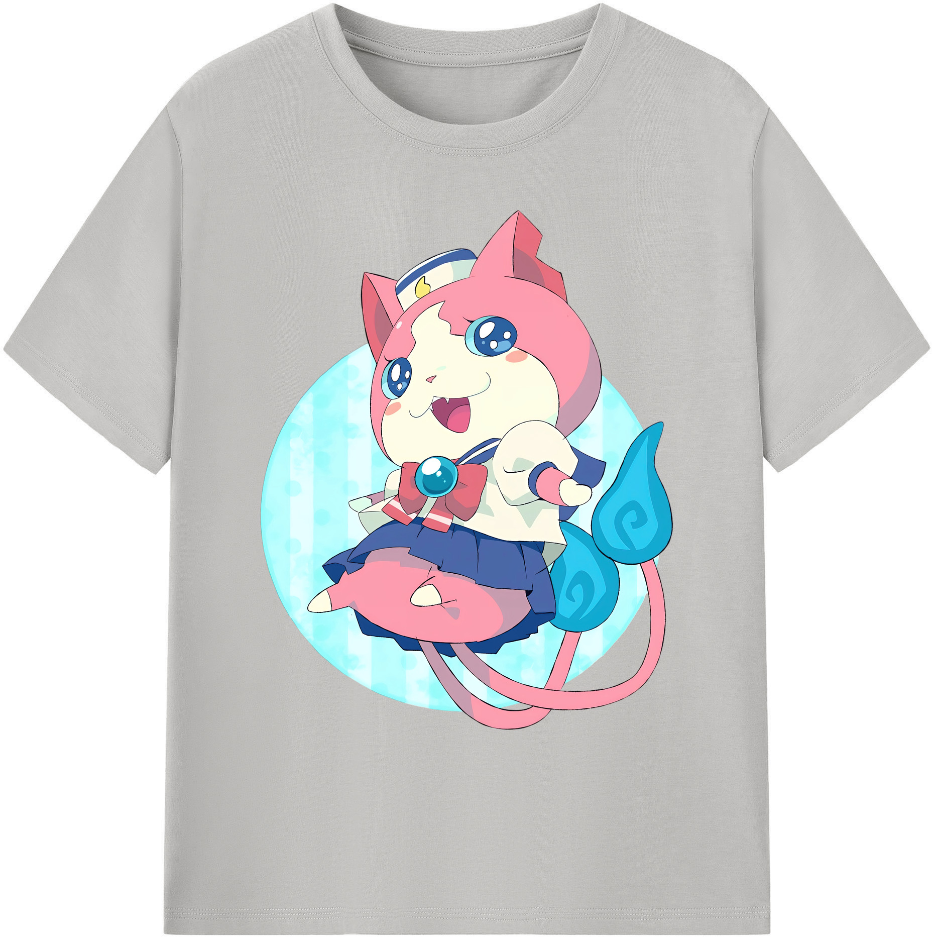 （画像用） 妖怪ウォッチ Yo-kai Watch 綿100％ メンズ半袖Tシャツ｜肌触りやわらか＆通気性