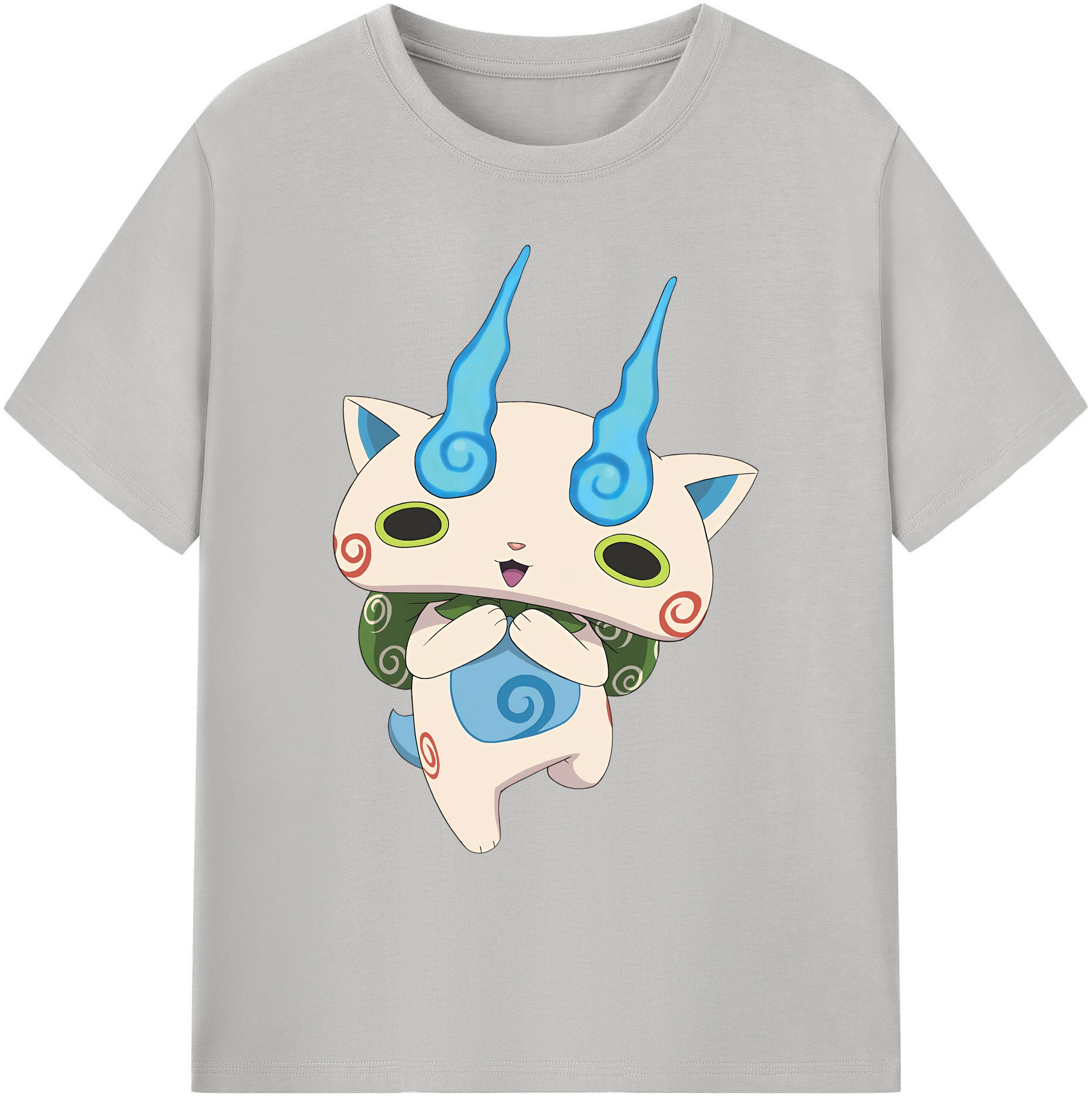 （画像用） 妖怪ウォッチ Yo-kai Watch 綿100％ メンズ半袖Tシャツ｜肌触りやわらか＆通気性