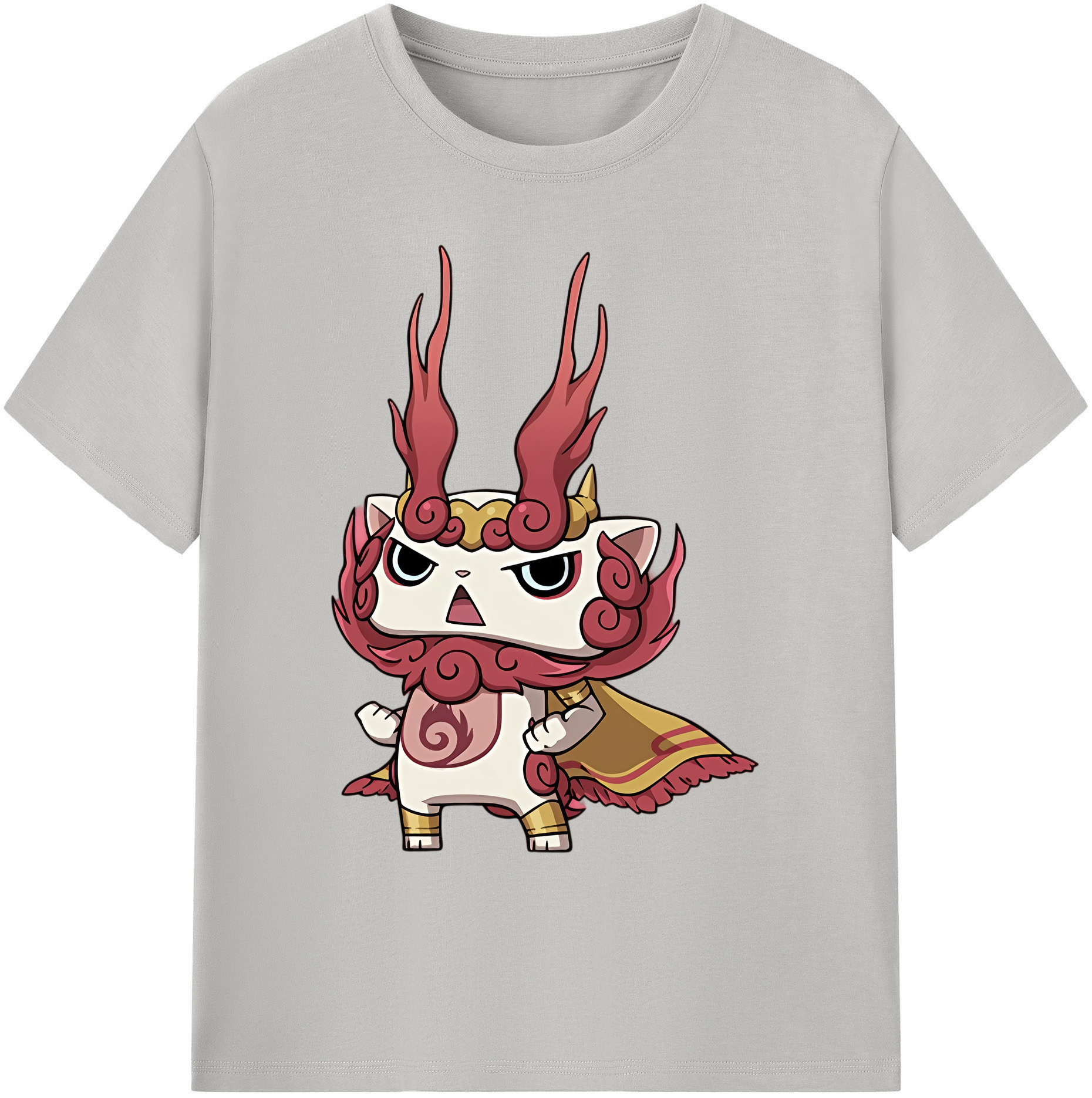 （画像用） 妖怪ウォッチ Yo-kai Watch 綿100％ メンズ半袖Tシャツ｜肌触りやわらか＆通気性