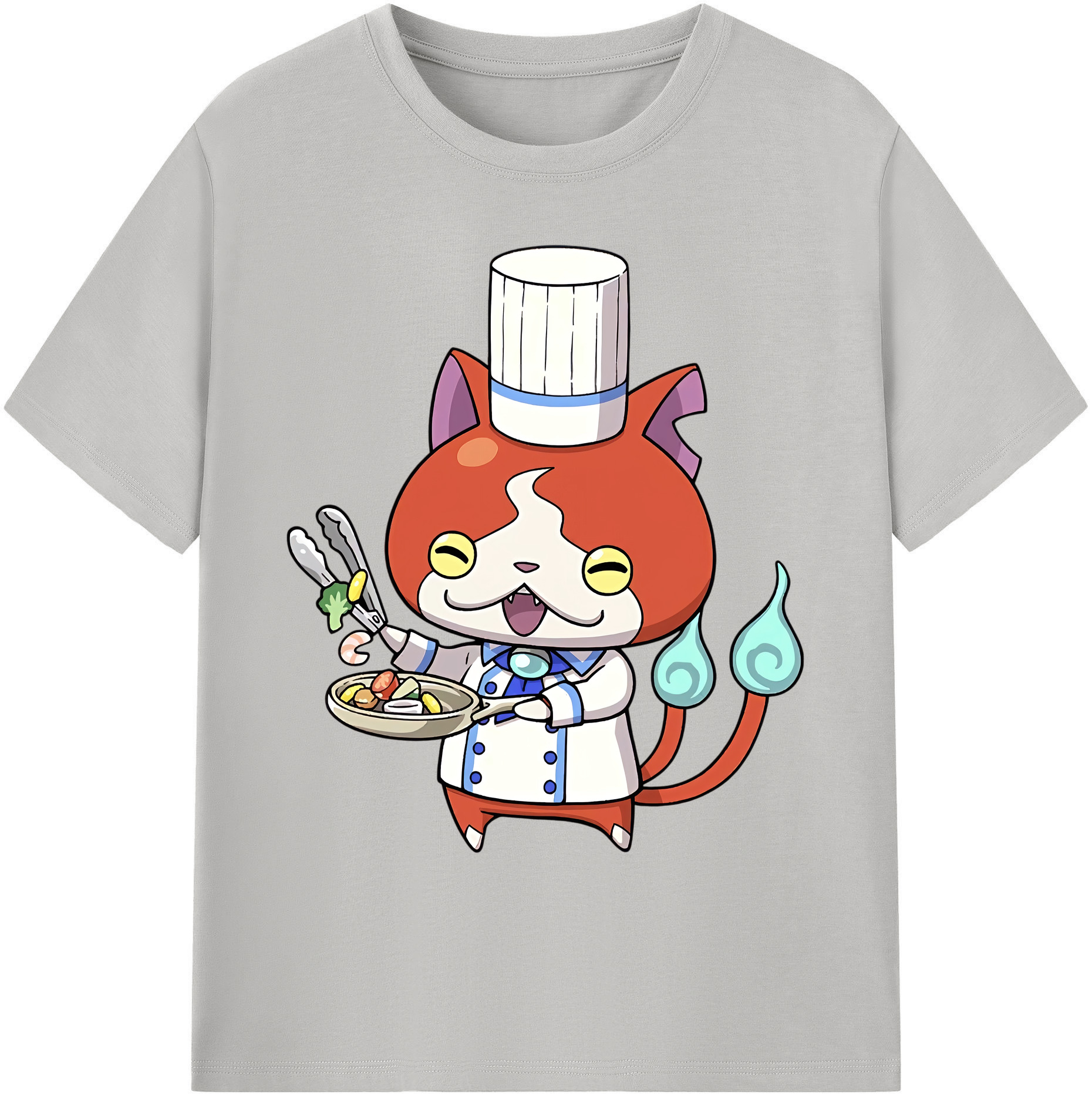 （画像用） 妖怪ウォッチ Yo-kai Watch 綿100％ メンズ半袖Tシャツ｜肌触りやわらか＆通気性