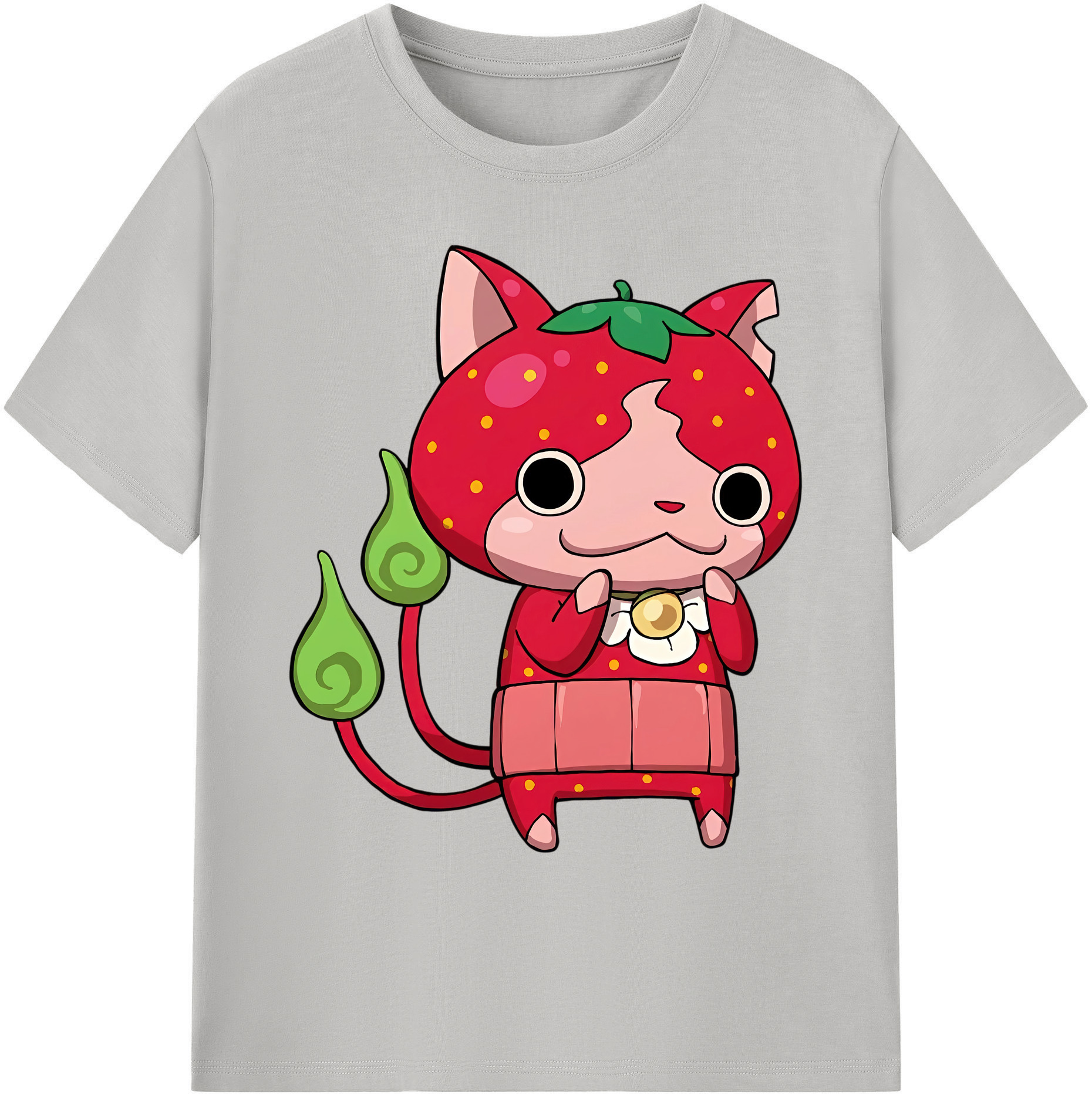 （画像用） 妖怪ウォッチ Yo-kai Watch 綿100％ メンズ半袖Tシャツ｜肌触りやわらか＆通気性