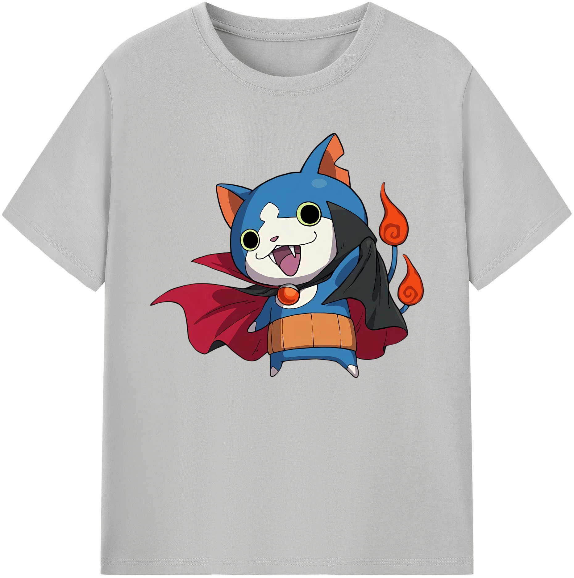 （画像用） 妖怪ウォッチ Yo-kai Watch 綿100％ メンズ半袖Tシャツ｜肌触りやわらか＆通気性