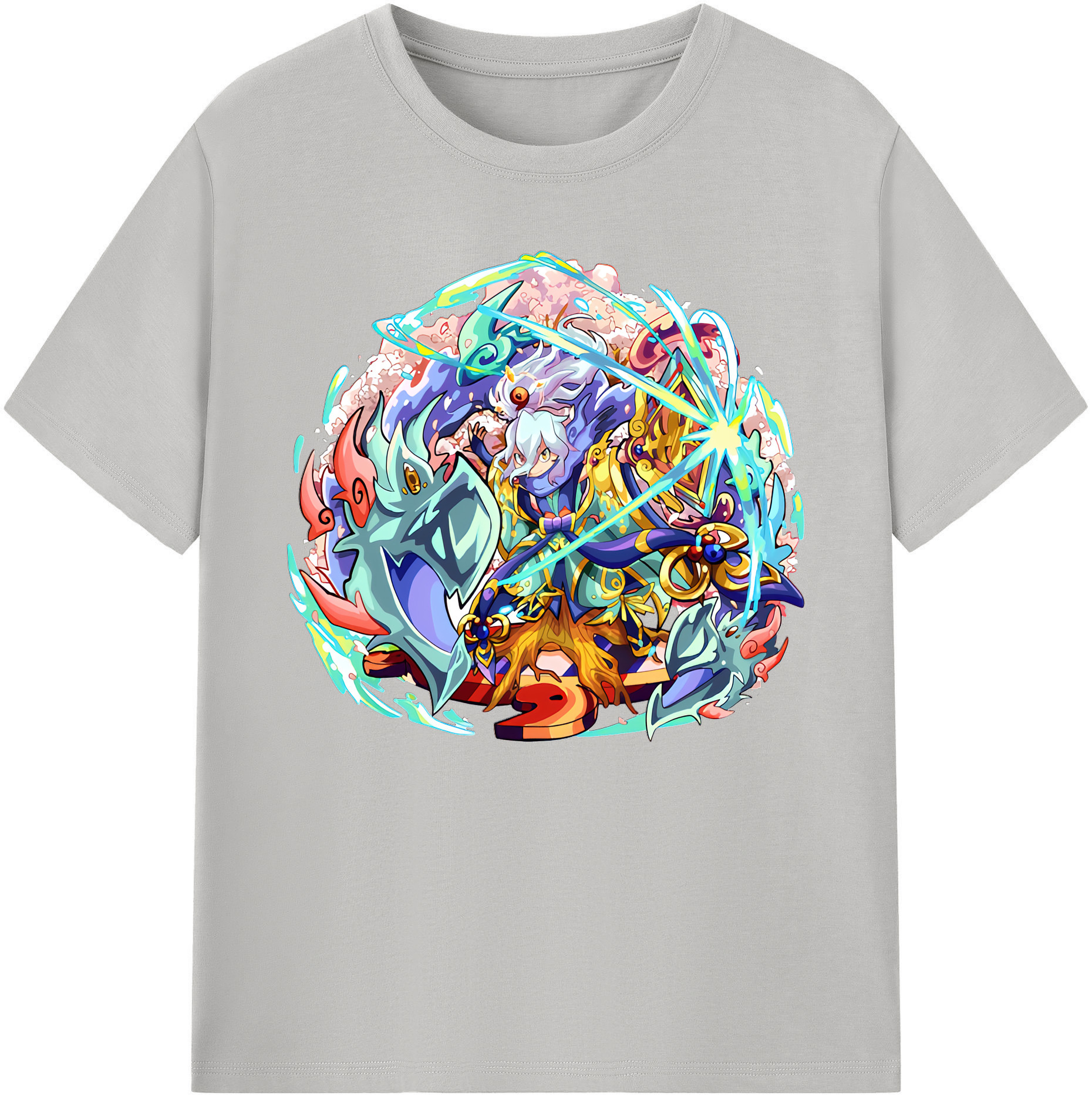 （画像用） 妖怪ウォッチ Yo-kai Watch 綿100％ メンズ半袖Tシャツ｜肌触りやわらか＆通気性