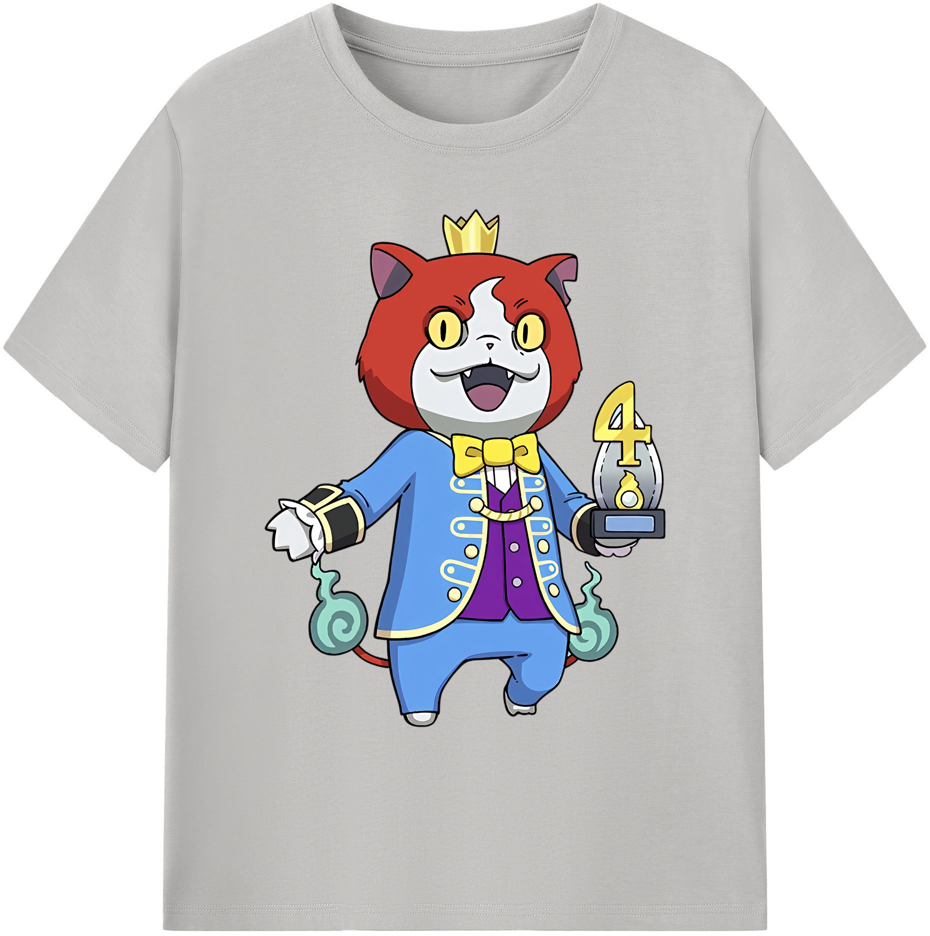 （画像用） 妖怪ウォッチ Yo-kai Watch 綿100％ メンズ半袖Tシャツ｜肌触りやわらか＆通気性