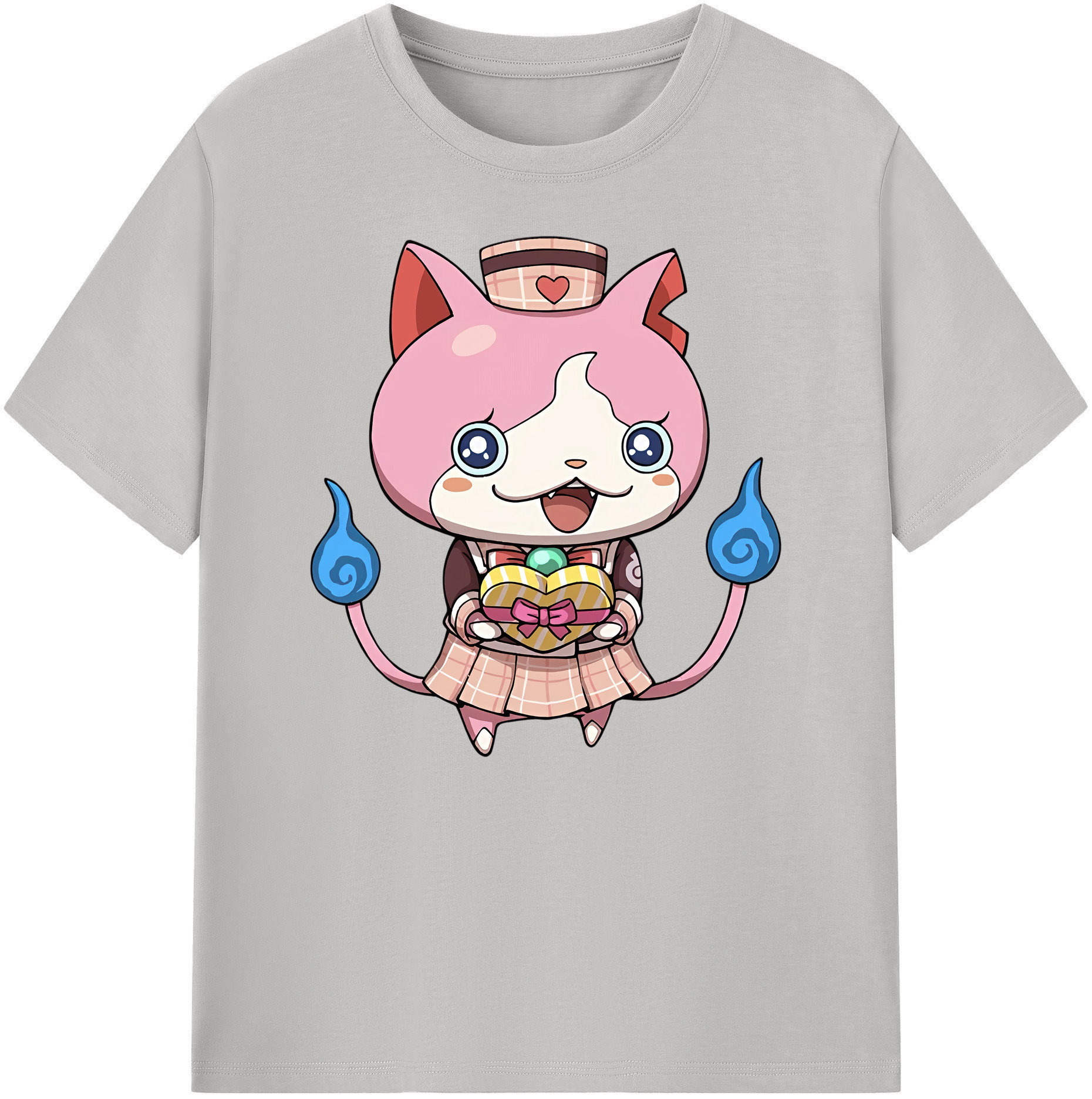 （画像用） 妖怪ウォッチ Yo-kai Watch 綿100％ メンズ半袖Tシャツ｜肌触りやわらか＆通気性