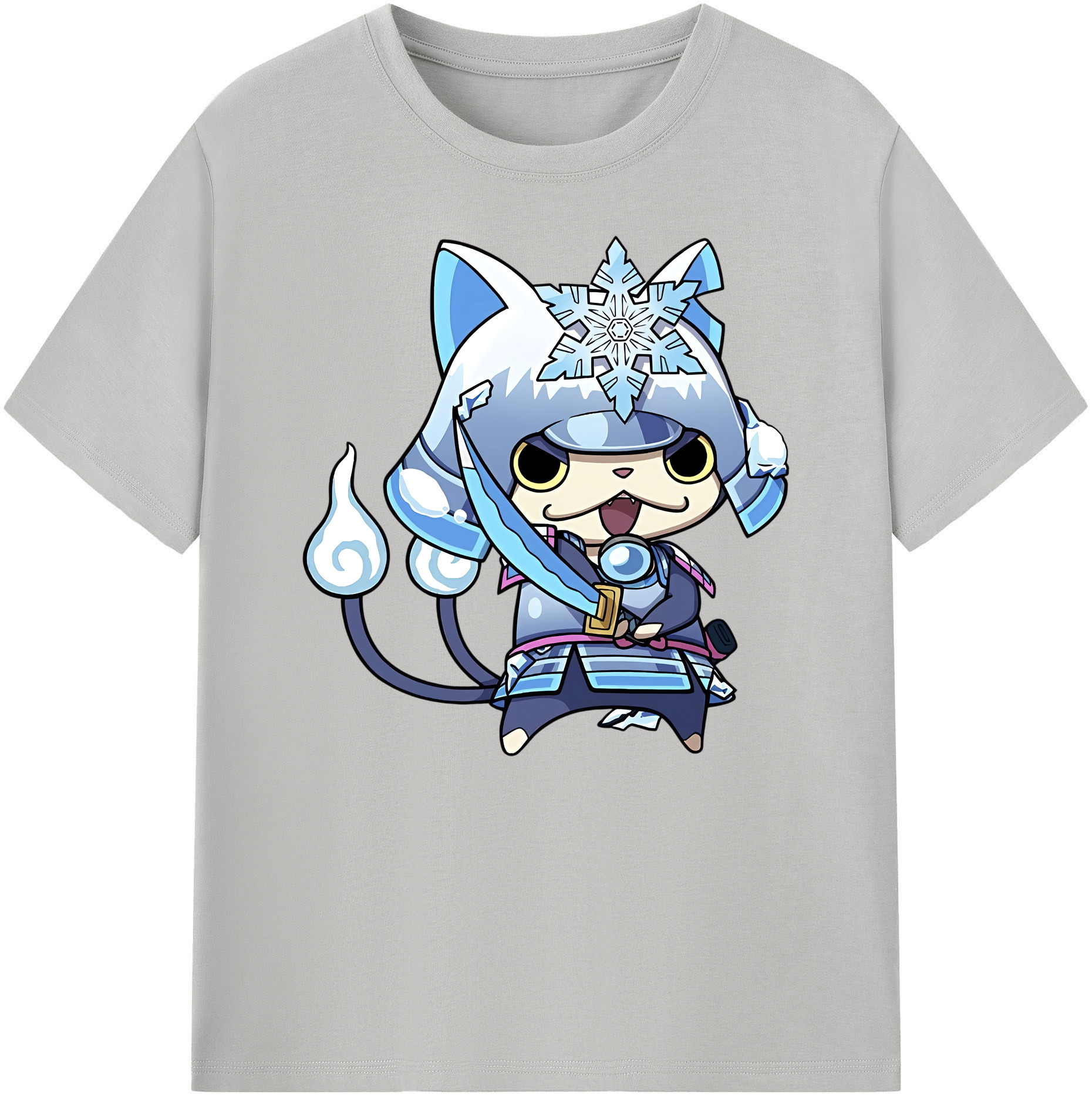 （画像用） 妖怪ウォッチ Yo-kai Watch 綿100％ メンズ半袖Tシャツ｜肌触りやわらか＆通気性
