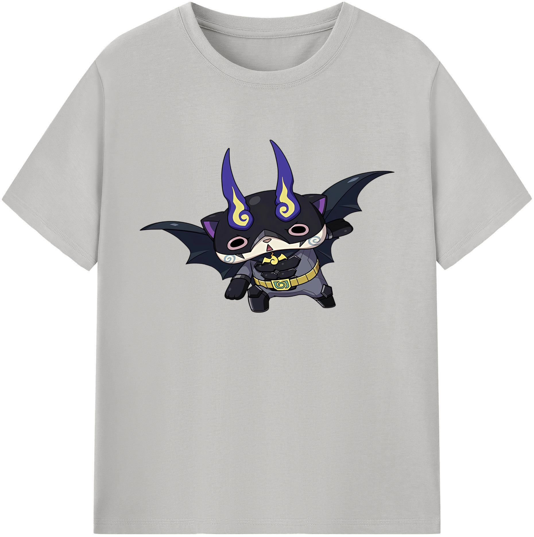 （画像用） 妖怪ウォッチ Yo-kai Watch 綿100％ メンズ半袖Tシャツ｜肌触りやわらか＆通気性