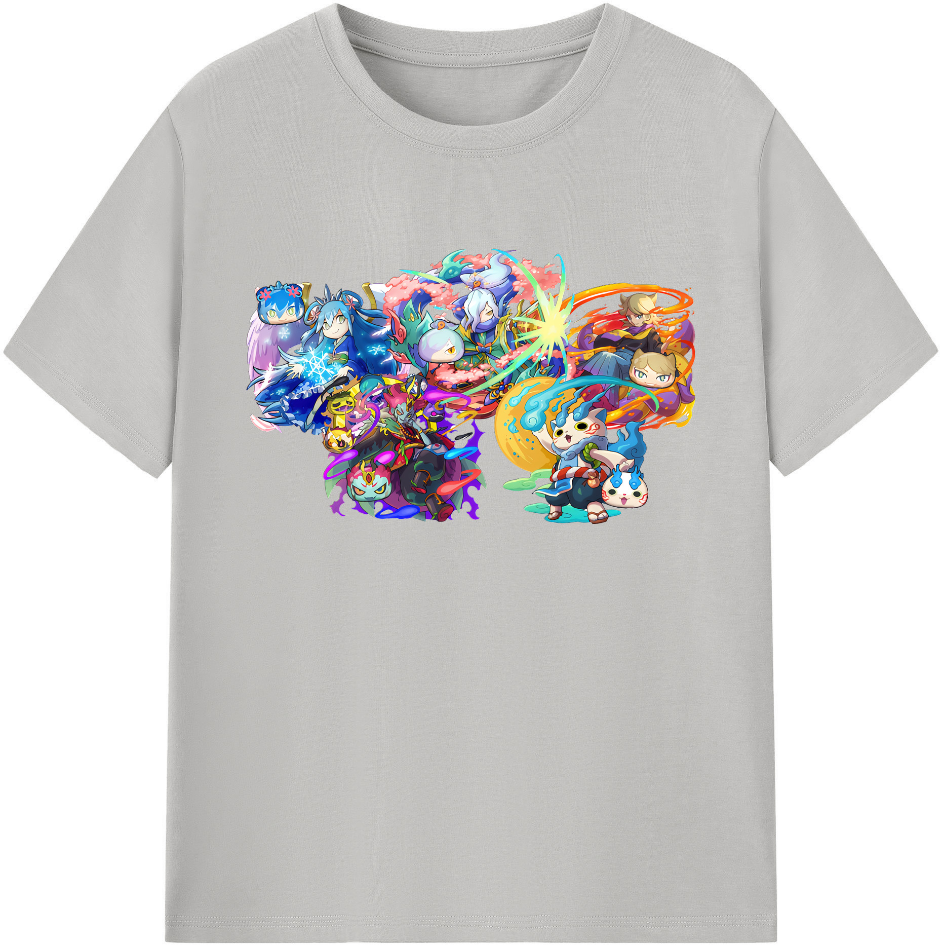 （画像用） 妖怪ウォッチ Yo-kai Watch 綿100％ メンズ半袖Tシャツ｜肌触りやわらか＆通気性