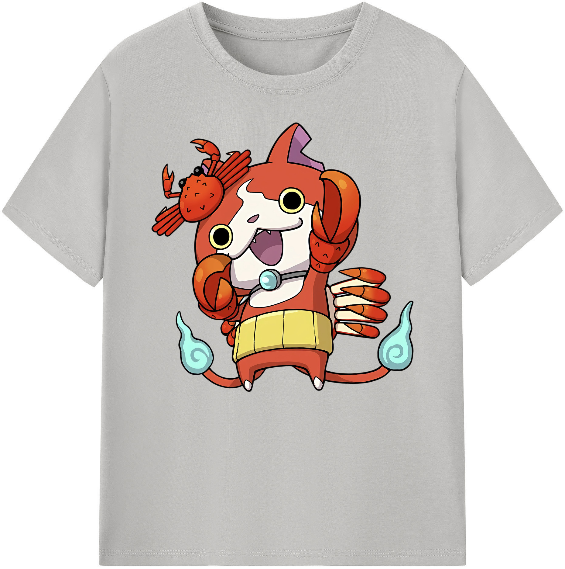 （画像用） 妖怪ウォッチ Yo-kai Watch 綿100％ メンズ半袖Tシャツ｜肌触りやわらか＆通気性