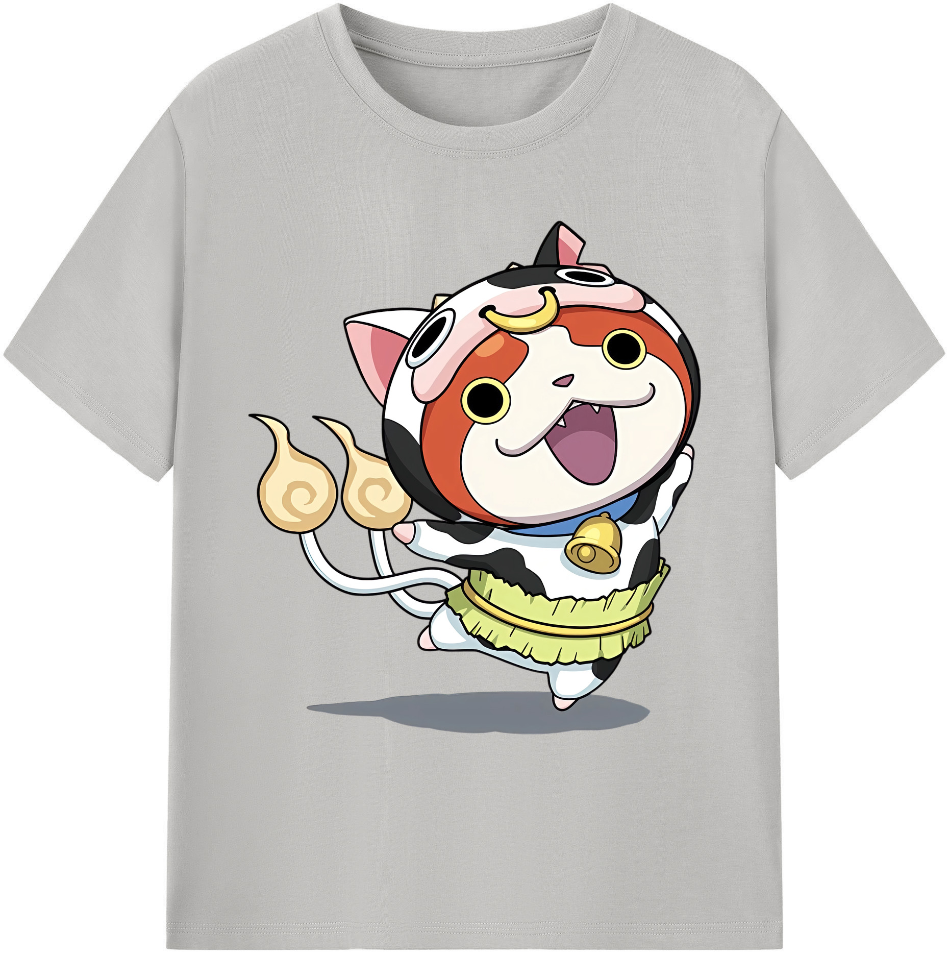 （画像用） 妖怪ウォッチ Yo-kai Watch 綿100％ メンズ半袖Tシャツ｜肌触りやわらか＆通気性