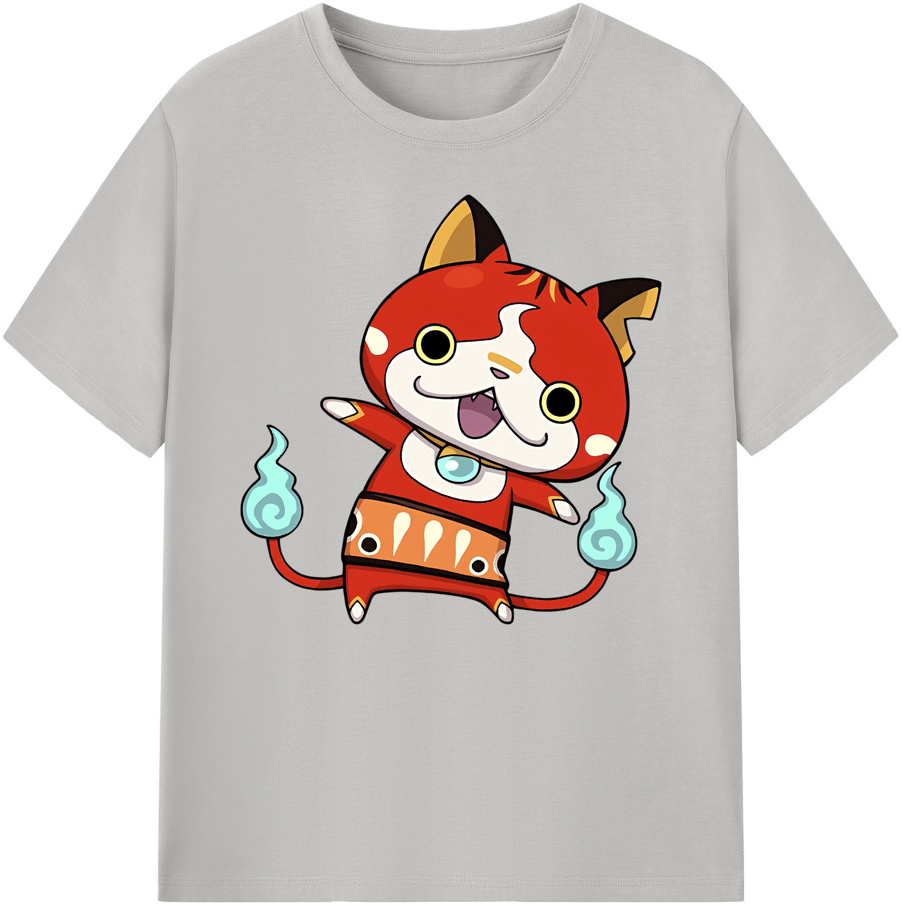 （画像用） 妖怪ウォッチ Yo-kai Watch 綿100％ メンズ半袖Tシャツ｜肌触りやわらか＆通気性