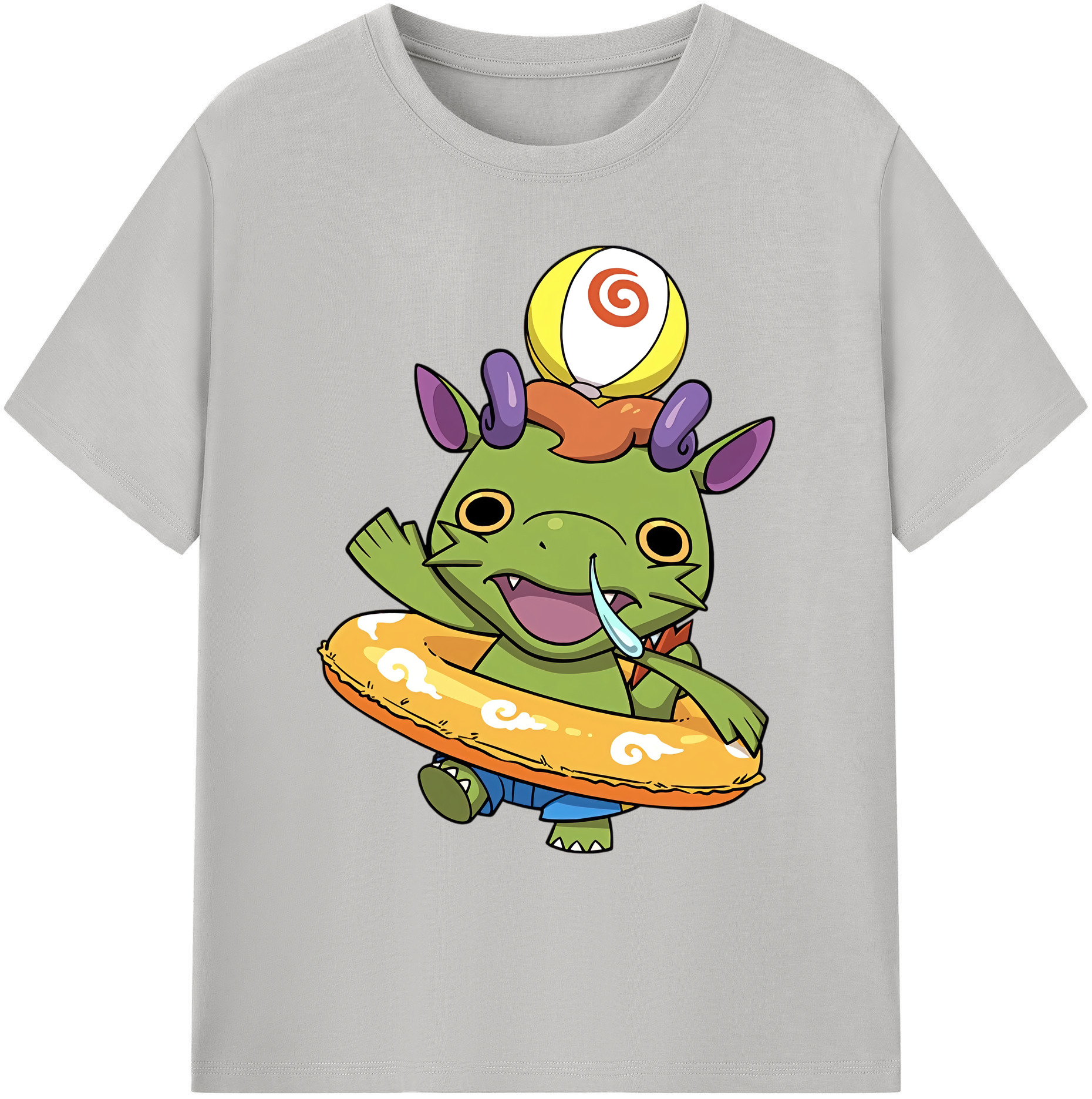 （画像用） 妖怪ウォッチ Yo-kai Watch 綿100％ メンズ半袖Tシャツ｜肌触りやわらか＆通気性