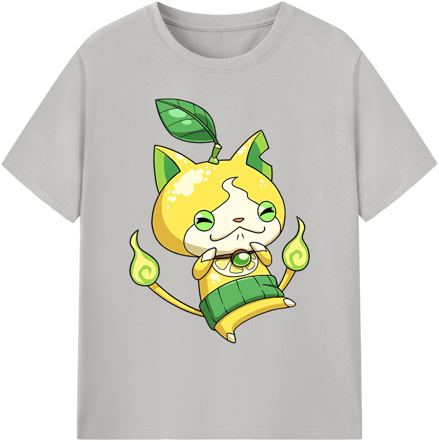 （画像用） 妖怪ウォッチ Yo-kai Watch 綿100％ メンズ半袖Tシャツ｜肌触りやわらか＆通気性