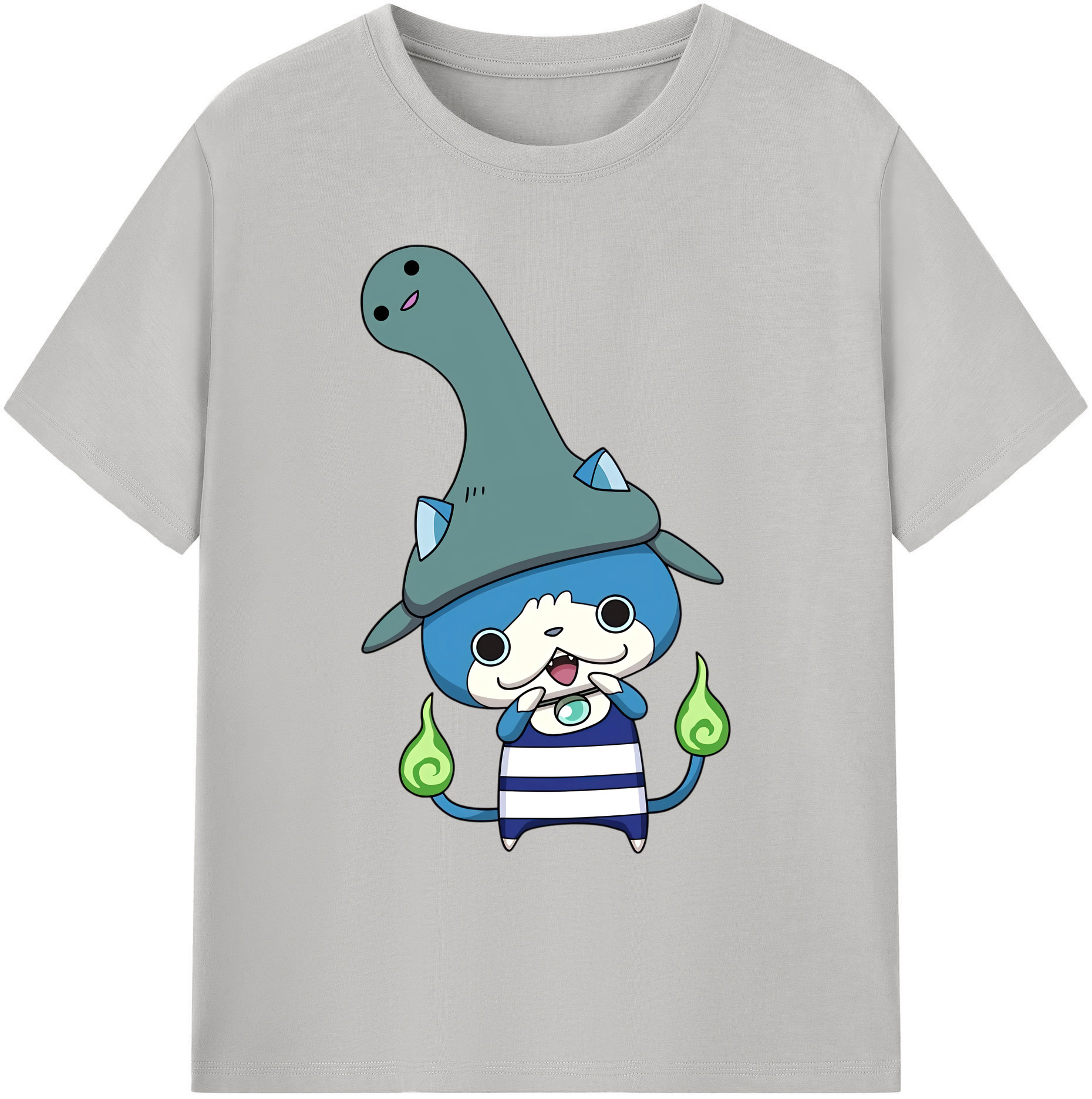 （画像用） 妖怪ウォッチ Yo-kai Watch 綿100％ メンズ半袖Tシャツ｜肌触りやわらか＆通気性