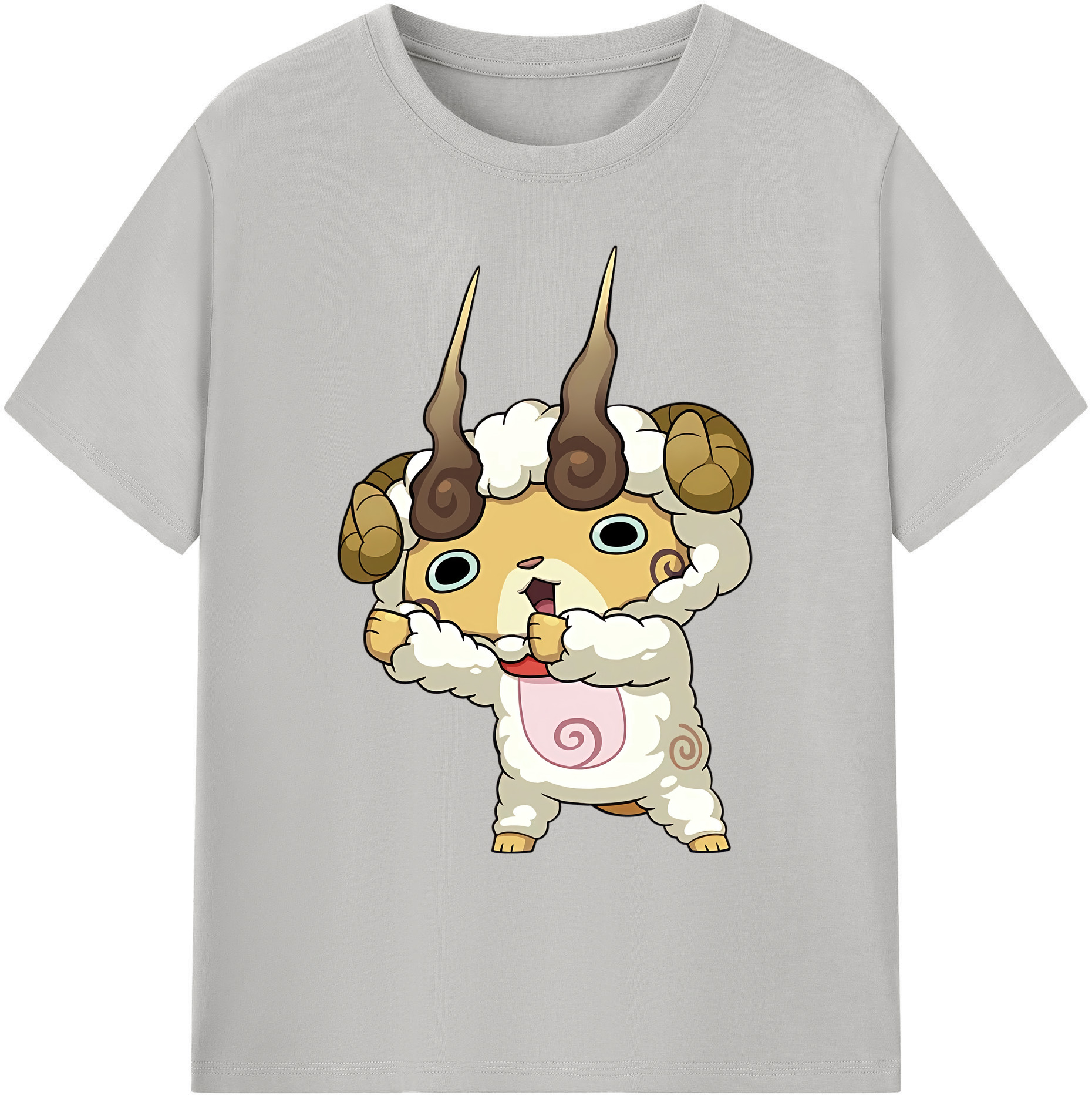 （画像用） 妖怪ウォッチ Yo-kai Watch 綿100％ メンズ半袖Tシャツ｜肌触りやわらか＆通気性