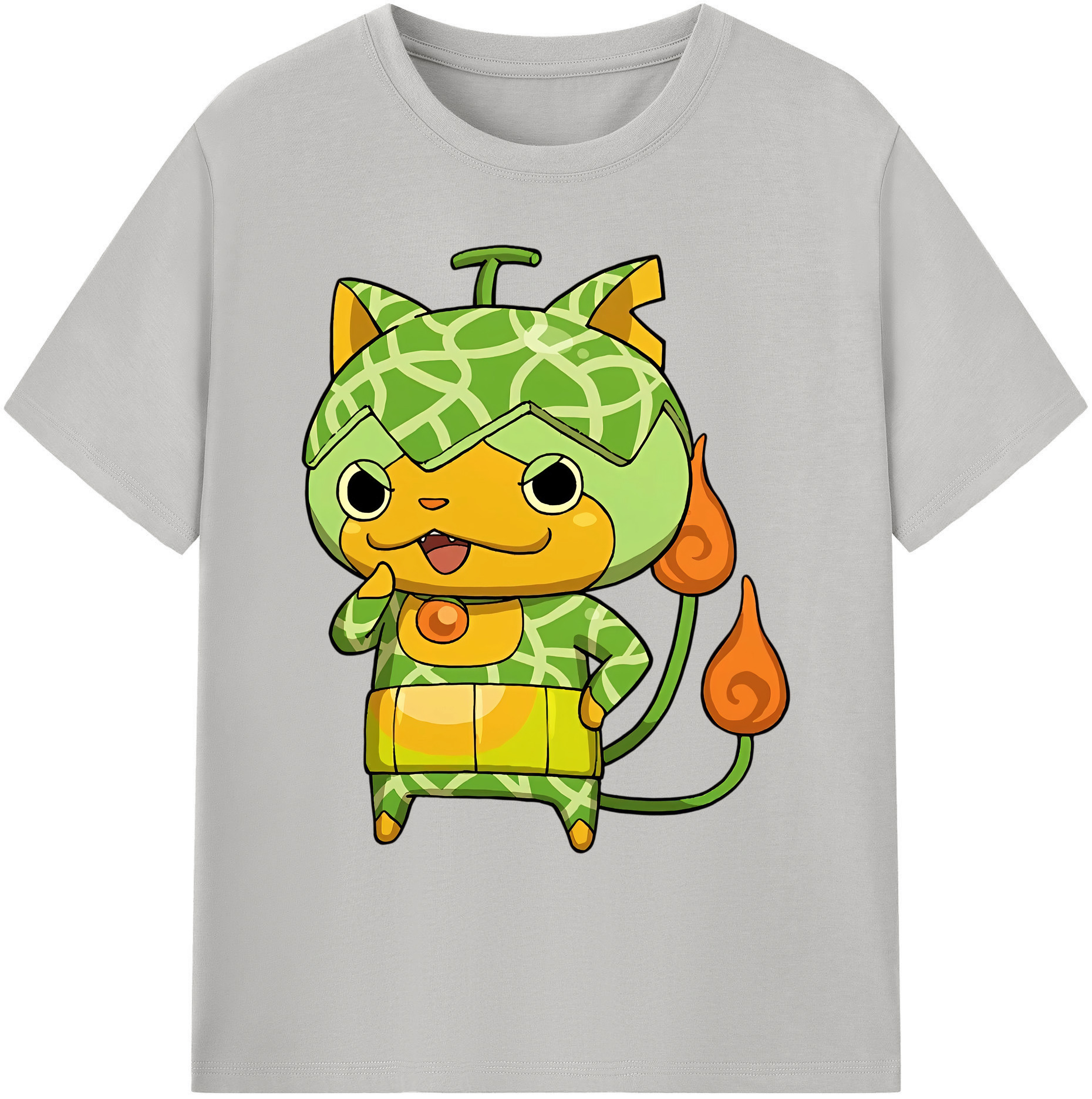 （画像用） 妖怪ウォッチ Yo-kai Watch 綿100％ メンズ半袖Tシャツ｜肌触りやわらか＆通気性