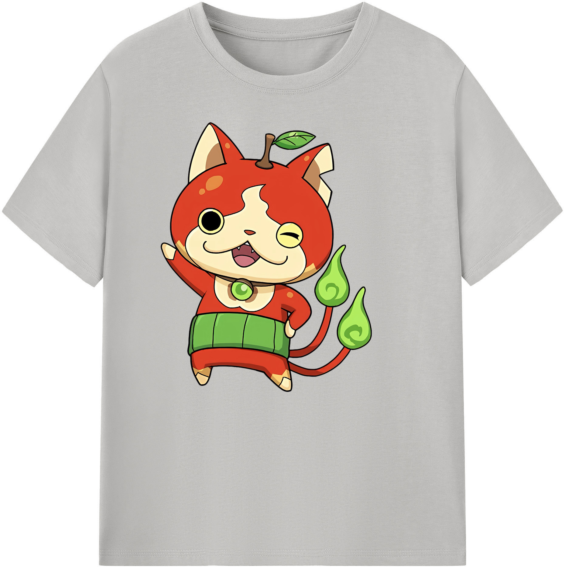 （画像用） 妖怪ウォッチ Yo-kai Watch 綿100％ メンズ半袖Tシャツ｜肌触りやわらか＆通気性