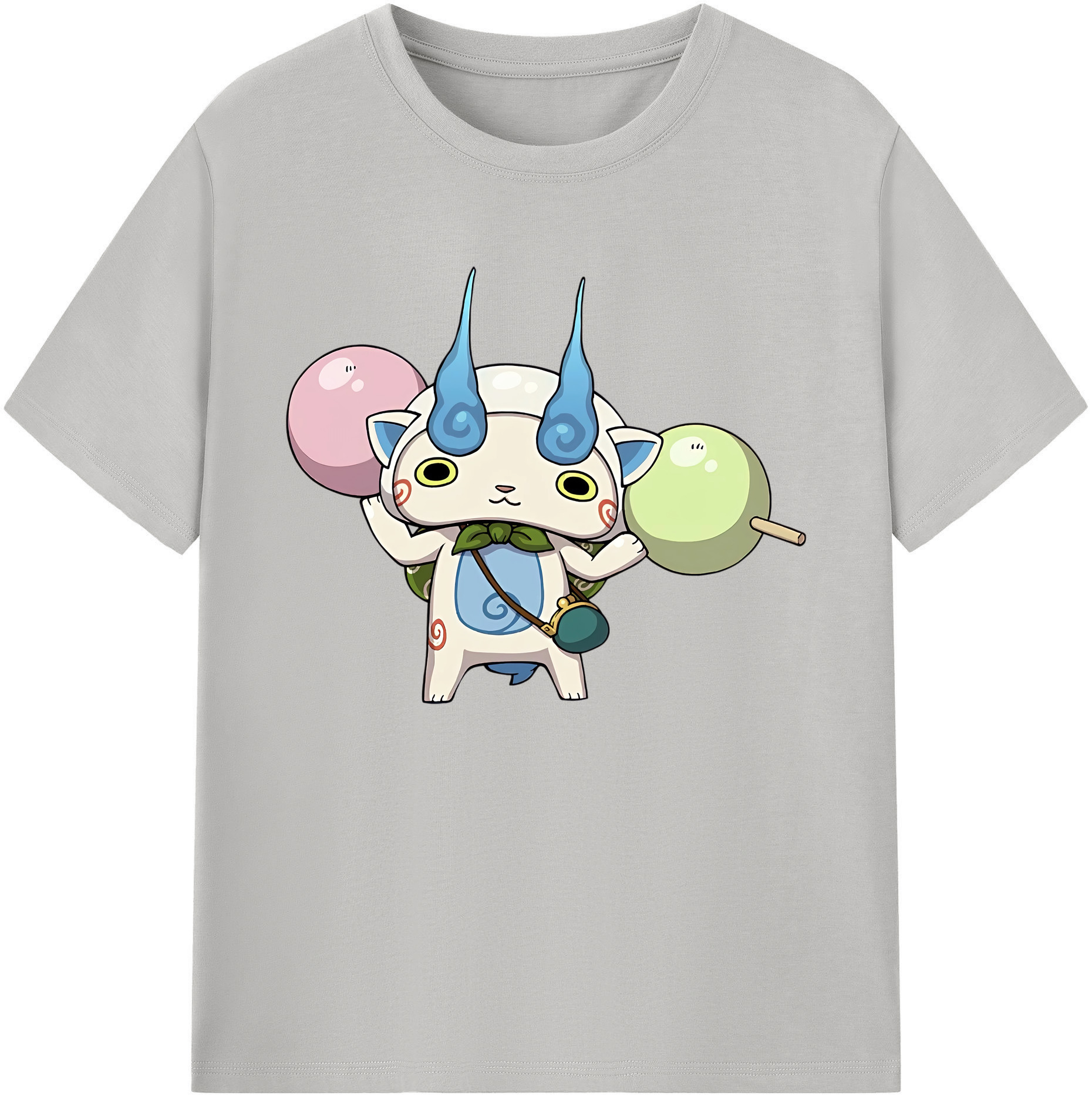 （画像用） 妖怪ウォッチ Yo-kai Watch 綿100％ メンズ半袖Tシャツ｜肌触りやわらか＆通気性