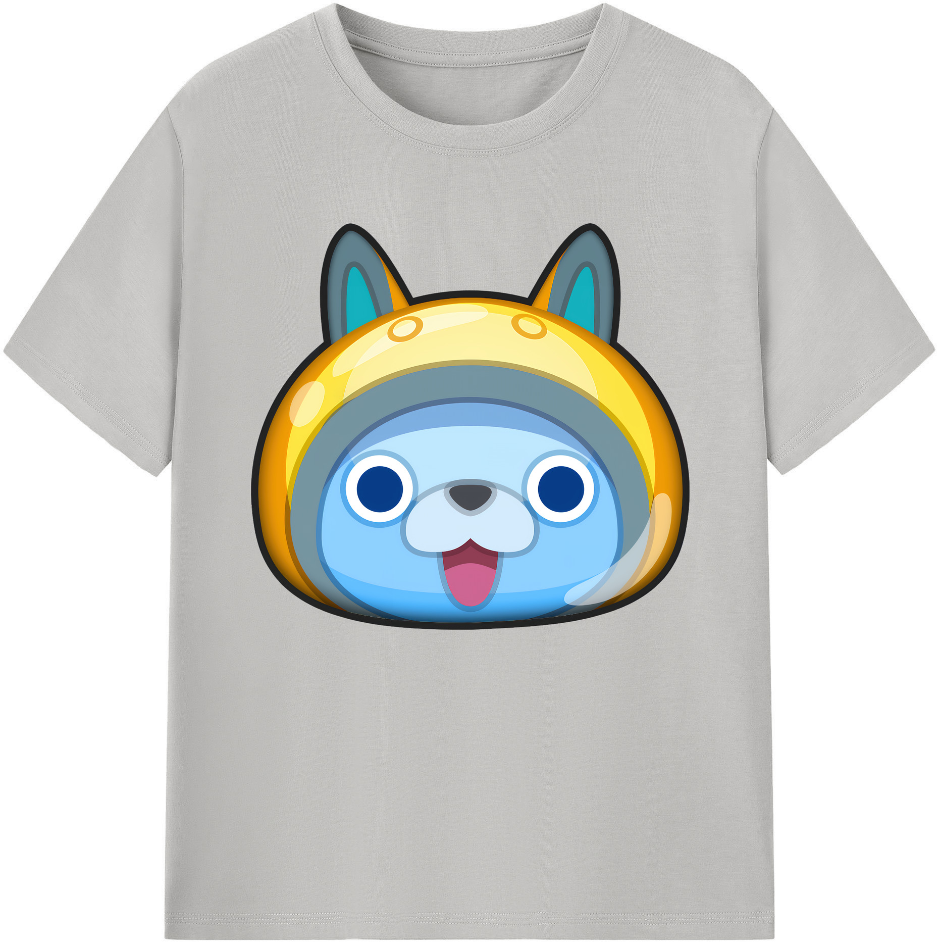 （画像用） 妖怪ウォッチ Yo-kai Watch 綿100％ メンズ半袖Tシャツ｜肌触りやわらか＆通気性