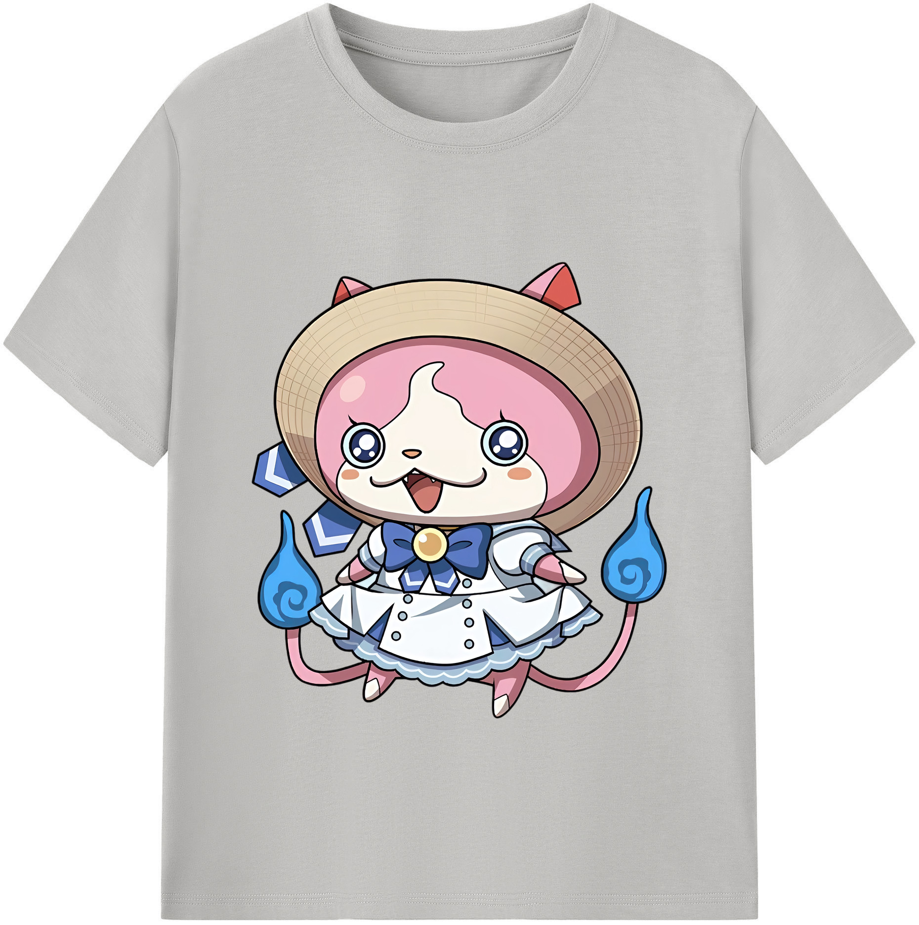（画像用） 妖怪ウォッチ Yo-kai Watch 綿100％ メンズ半袖Tシャツ｜肌触りやわらか＆通気性