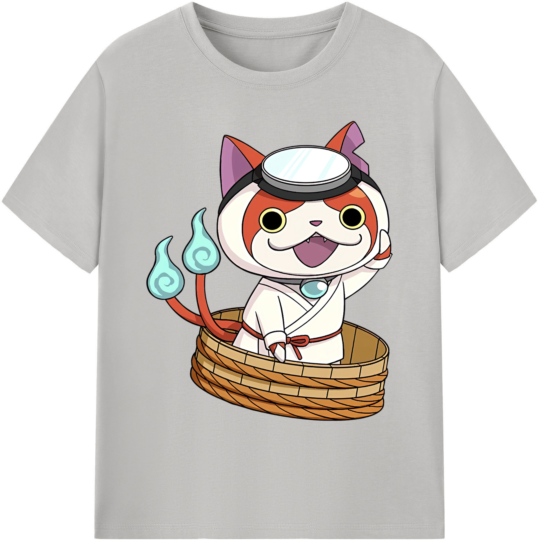 （画像用） 妖怪ウォッチ Yo-kai Watch 綿100％ メンズ半袖Tシャツ｜肌触りやわらか＆通気性