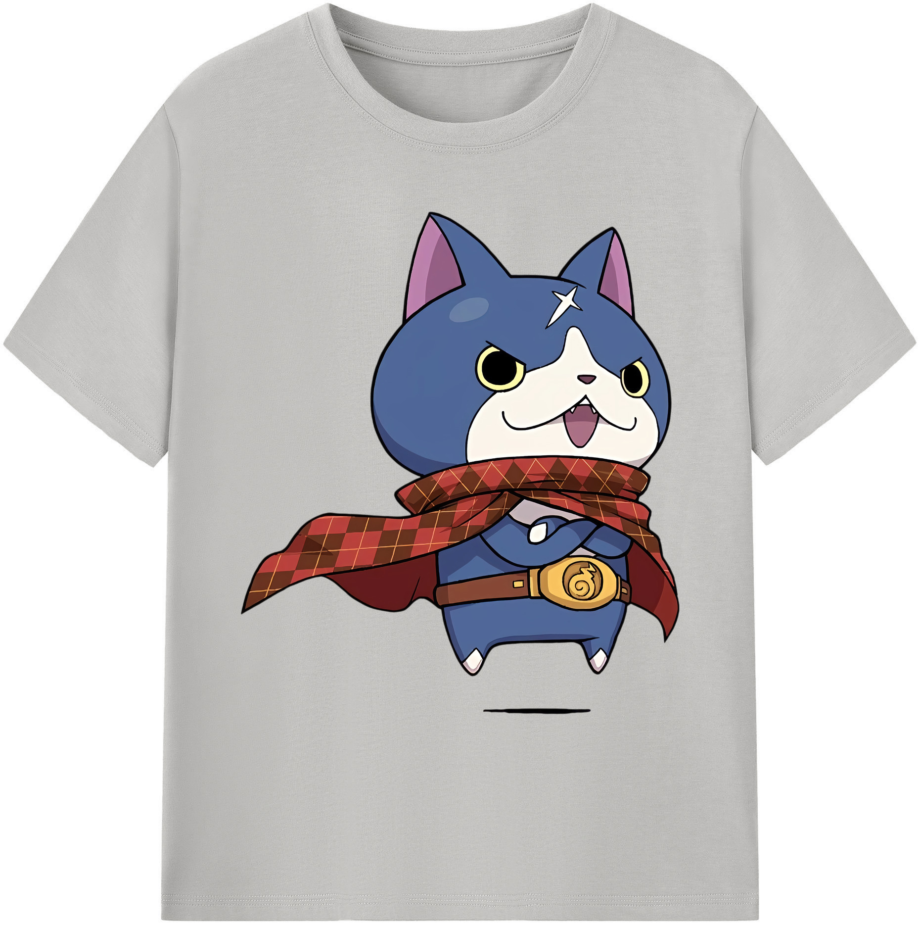 （画像用） 妖怪ウォッチ Yo-kai Watch 綿100％ メンズ半袖Tシャツ｜肌触りやわらか＆通気性