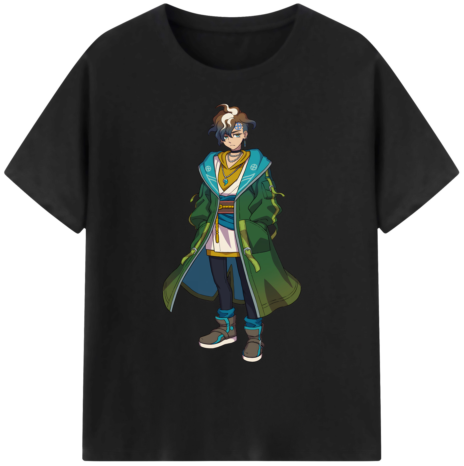 （画像用） 妖怪ウォッチ Yo-kai Watch 綿100％ メンズ半袖Tシャツ｜肌触りやわらか＆通気性