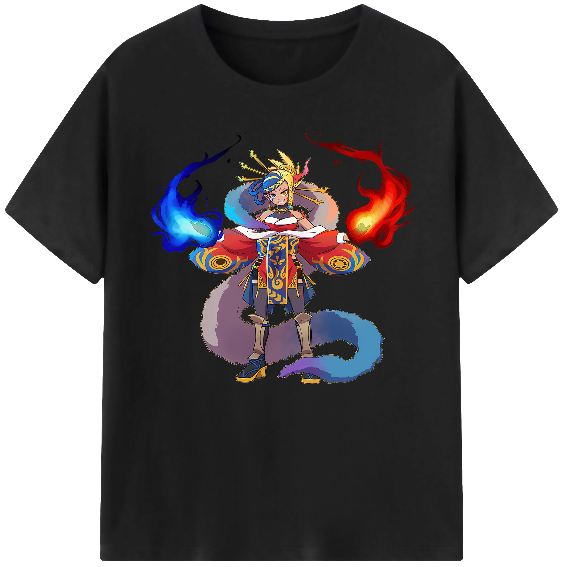 （画像用） 妖怪ウォッチ Yo-kai Watch 綿100％ メンズ半袖Tシャツ｜肌触りやわらか＆通気性