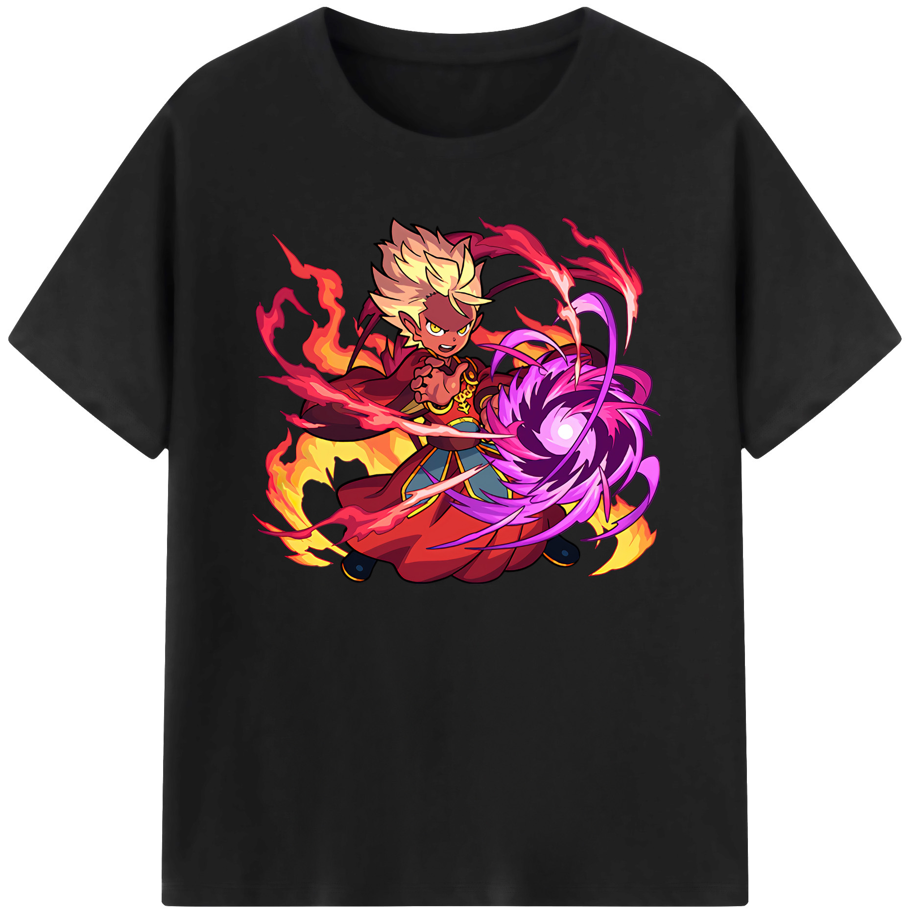 （画像用） 妖怪ウォッチ Yo-kai Watch 綿100％ メンズ半袖Tシャツ｜肌触りやわらか＆通気性