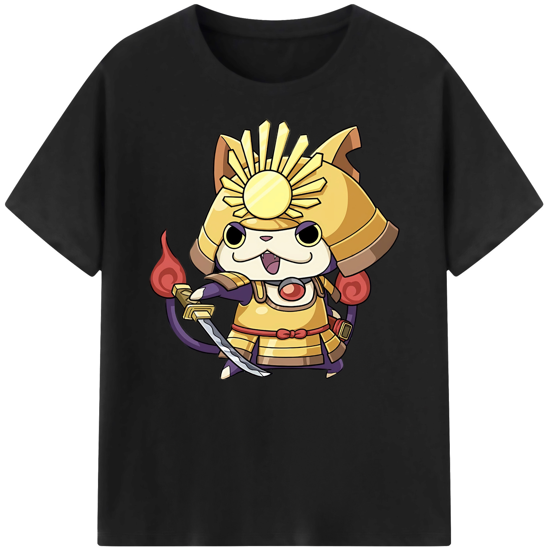 （画像用） 妖怪ウォッチ Yo-kai Watch 綿100％ メンズ半袖Tシャツ｜肌触りやわらか＆通気性