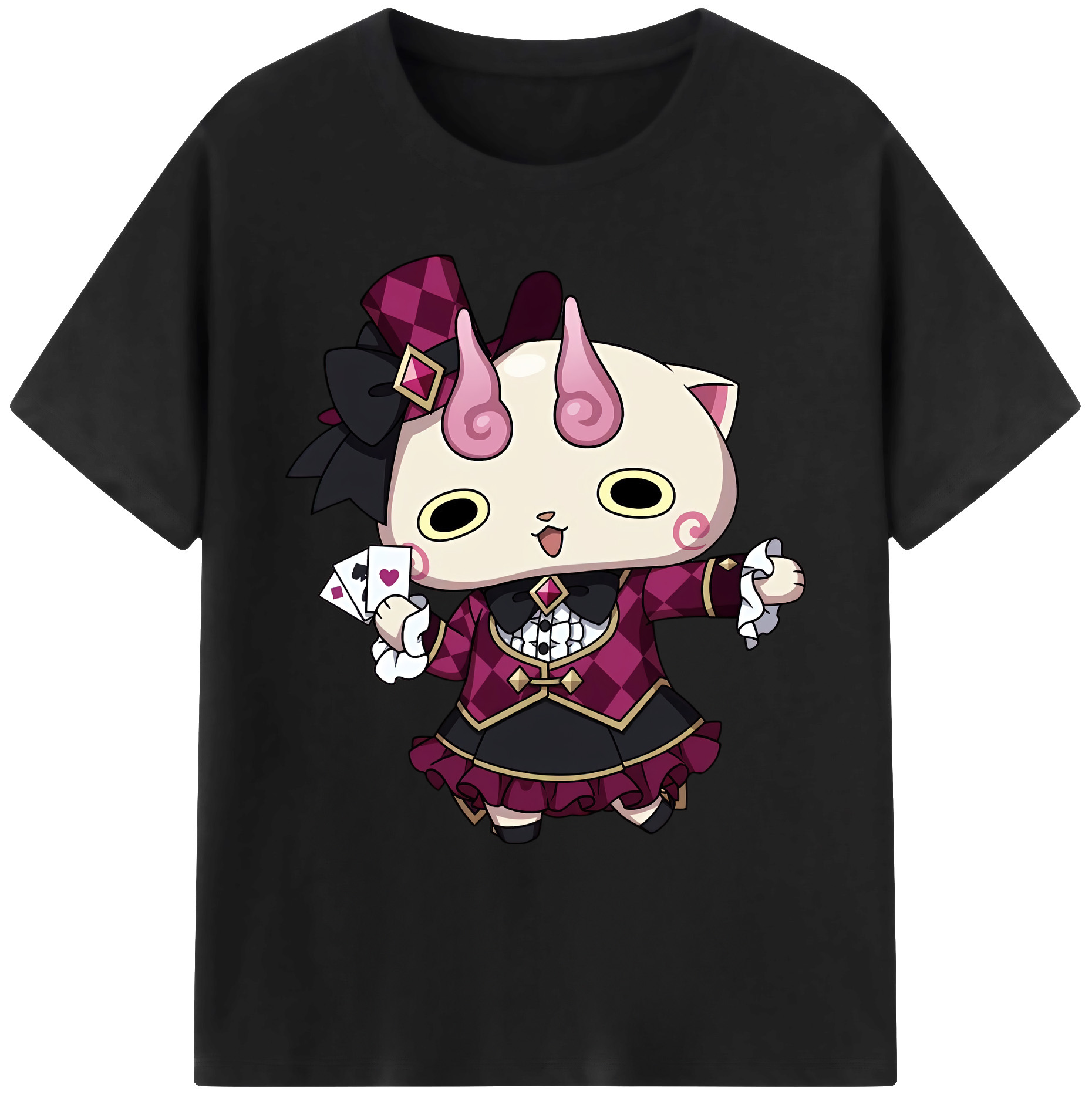 （画像用） 妖怪ウォッチ Yo-kai Watch 綿100％ メンズ半袖Tシャツ｜肌触りやわらか＆通気性