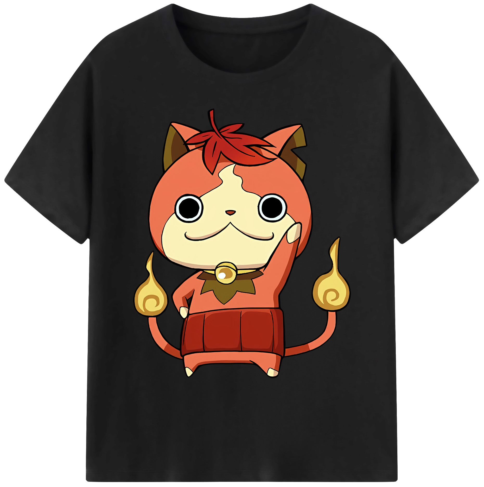 （画像用） 妖怪ウォッチ Yo-kai Watch 綿100％ メンズ半袖Tシャツ｜肌触りやわらか＆通気性