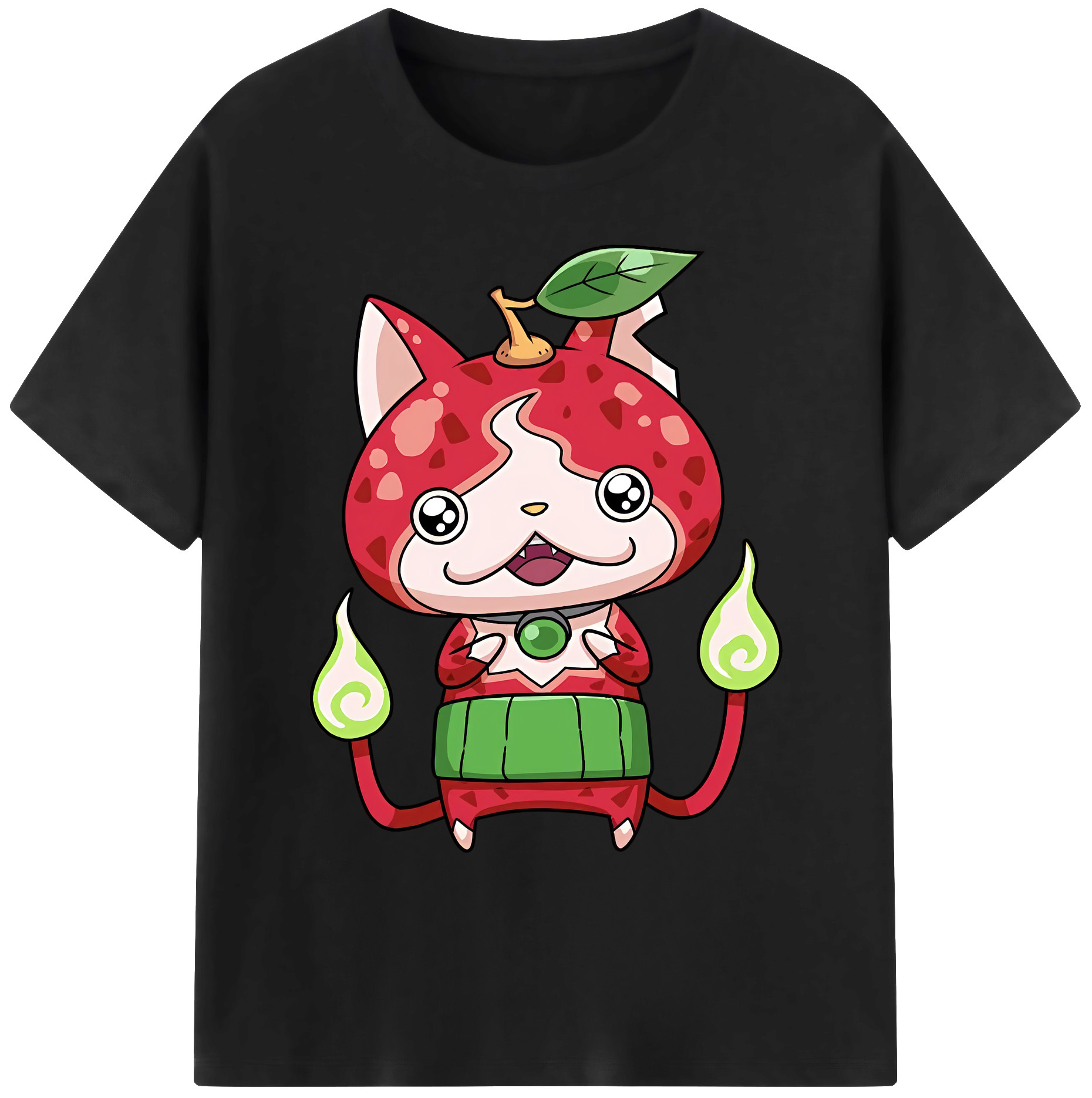 （画像用） 妖怪ウォッチ Yo-kai Watch 綿100％ メンズ半袖Tシャツ｜肌触りやわらか＆通気性
