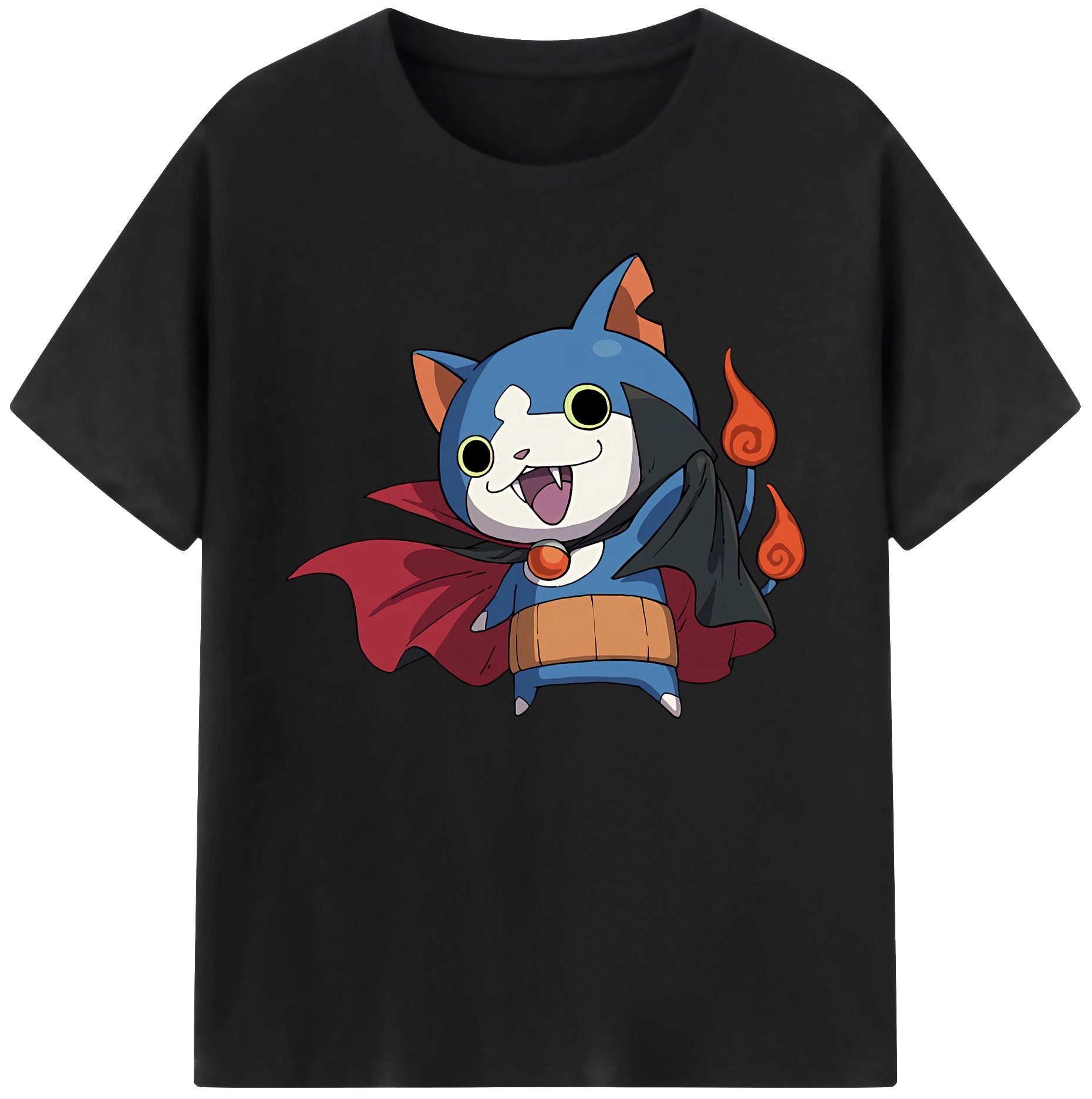 （画像用） 妖怪ウォッチ Yo-kai Watch 綿100％ メンズ半袖Tシャツ｜肌触りやわらか＆通気性