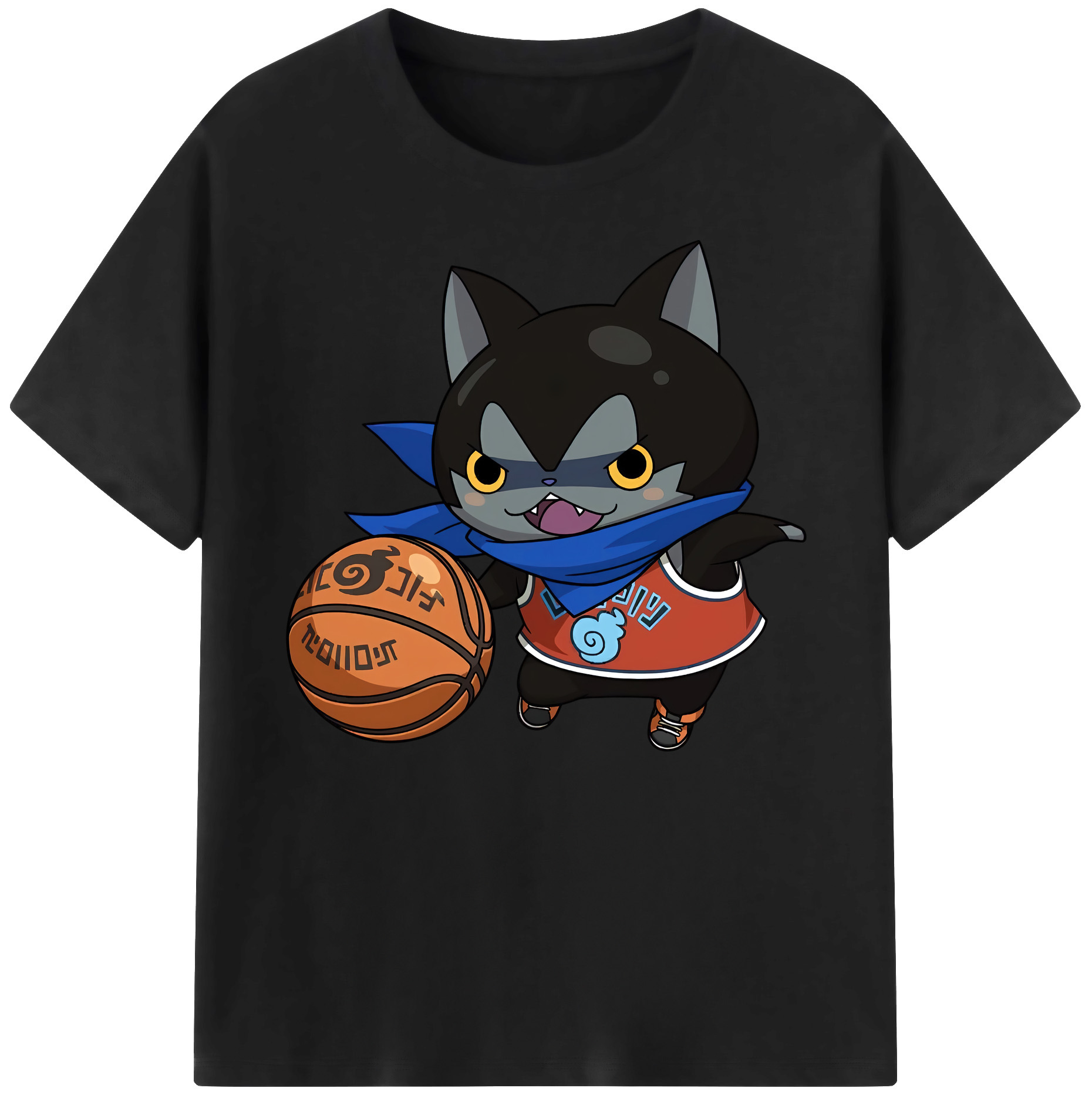 （画像用） 妖怪ウォッチ Yo-kai Watch 綿100％ メンズ半袖Tシャツ｜肌触りやわらか＆通気性