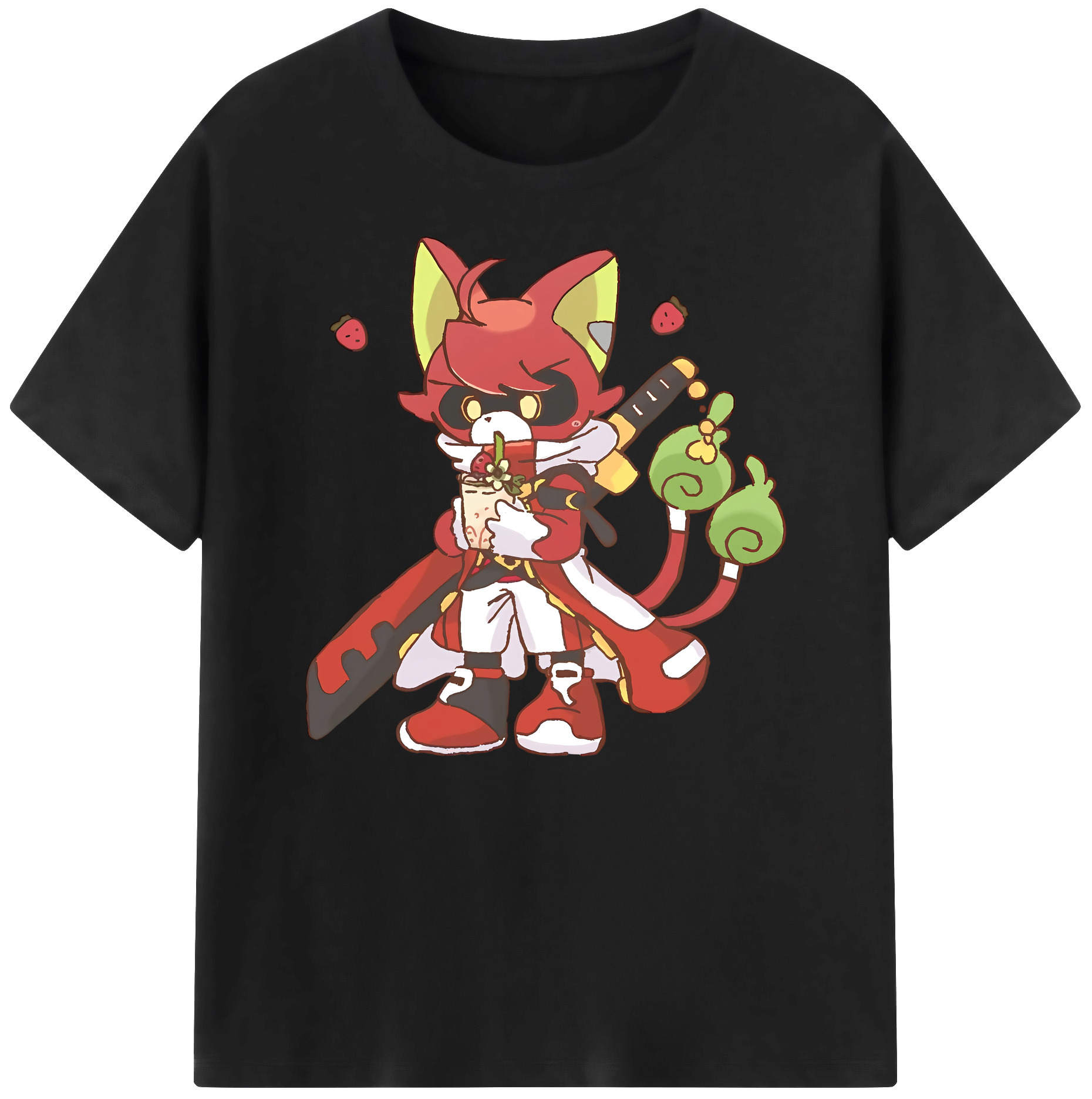（画像用） 妖怪ウォッチ Yo-kai Watch 綿100％ メンズ半袖Tシャツ｜肌触りやわらか＆通気性