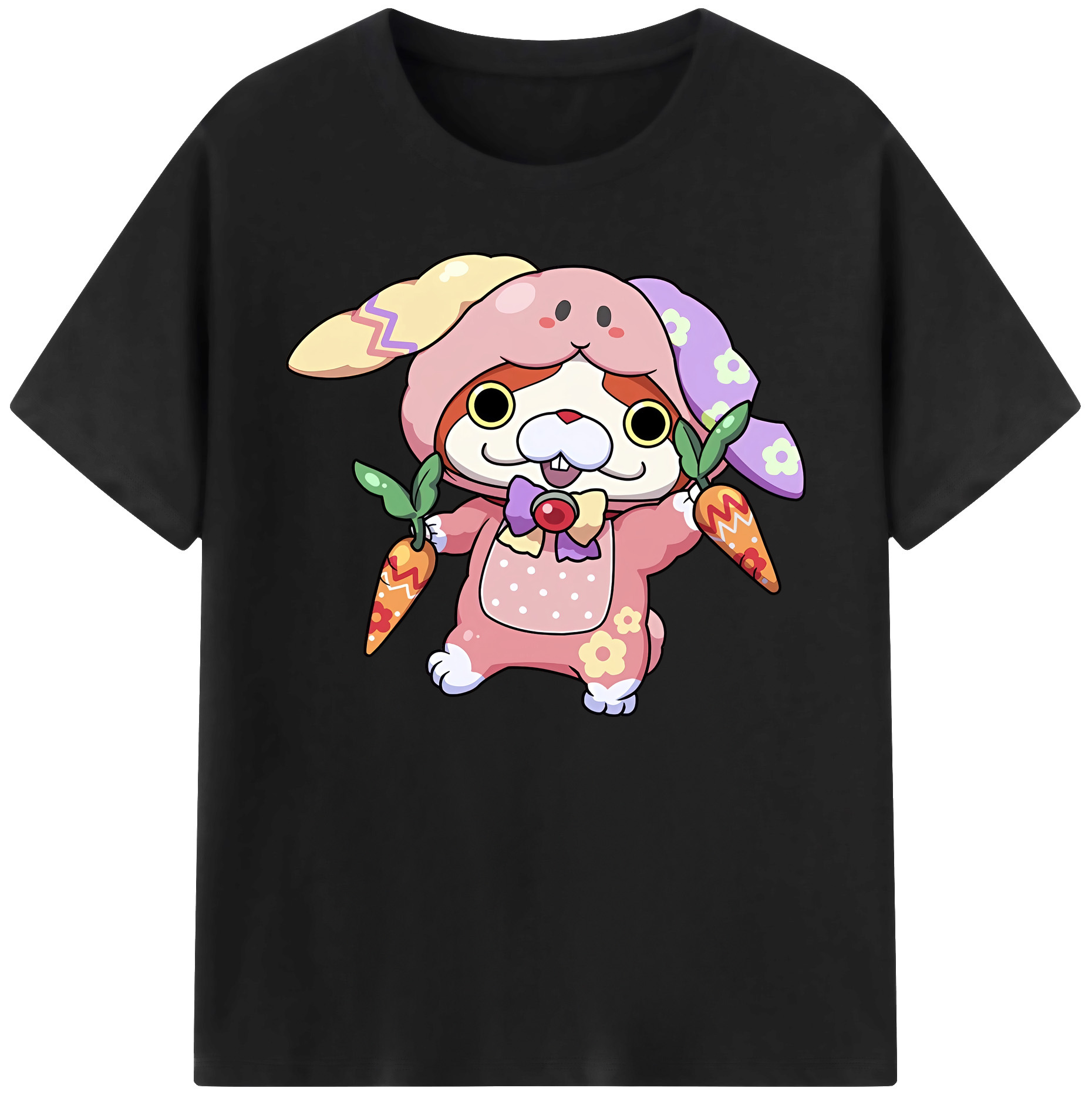 （画像用） 妖怪ウォッチ Yo-kai Watch 綿100％ メンズ半袖Tシャツ｜肌触りやわらか＆通気性
