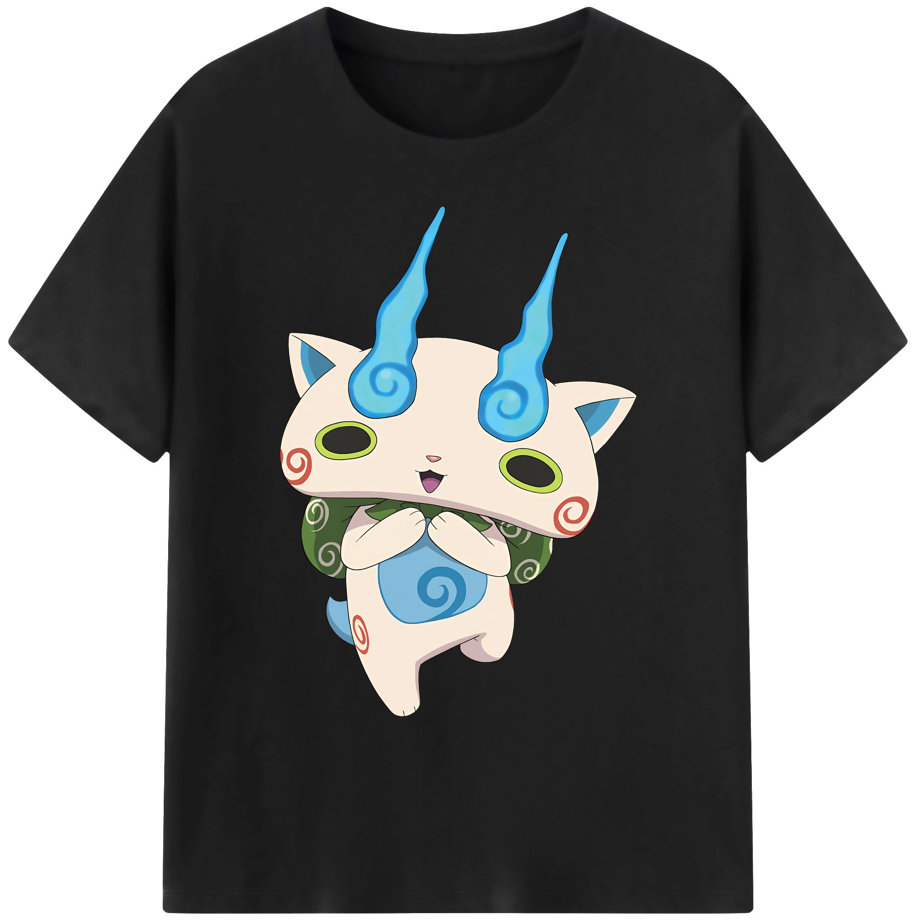（画像用） 妖怪ウォッチ Yo-kai Watch 綿100％ メンズ半袖Tシャツ｜肌触りやわらか＆通気性