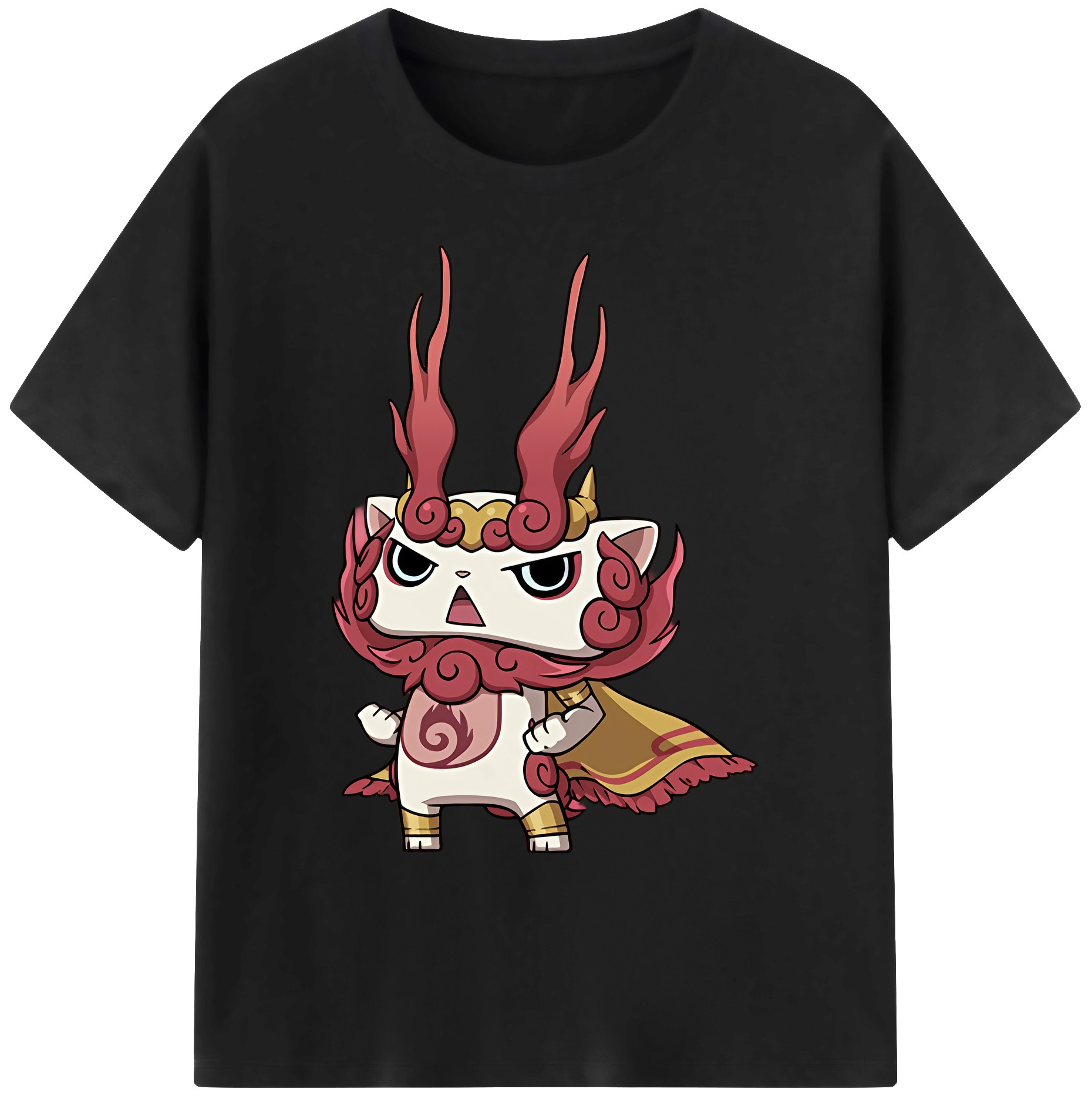 （画像用） 妖怪ウォッチ Yo-kai Watch 綿100％ メンズ半袖Tシャツ｜肌触りやわらか＆通気性