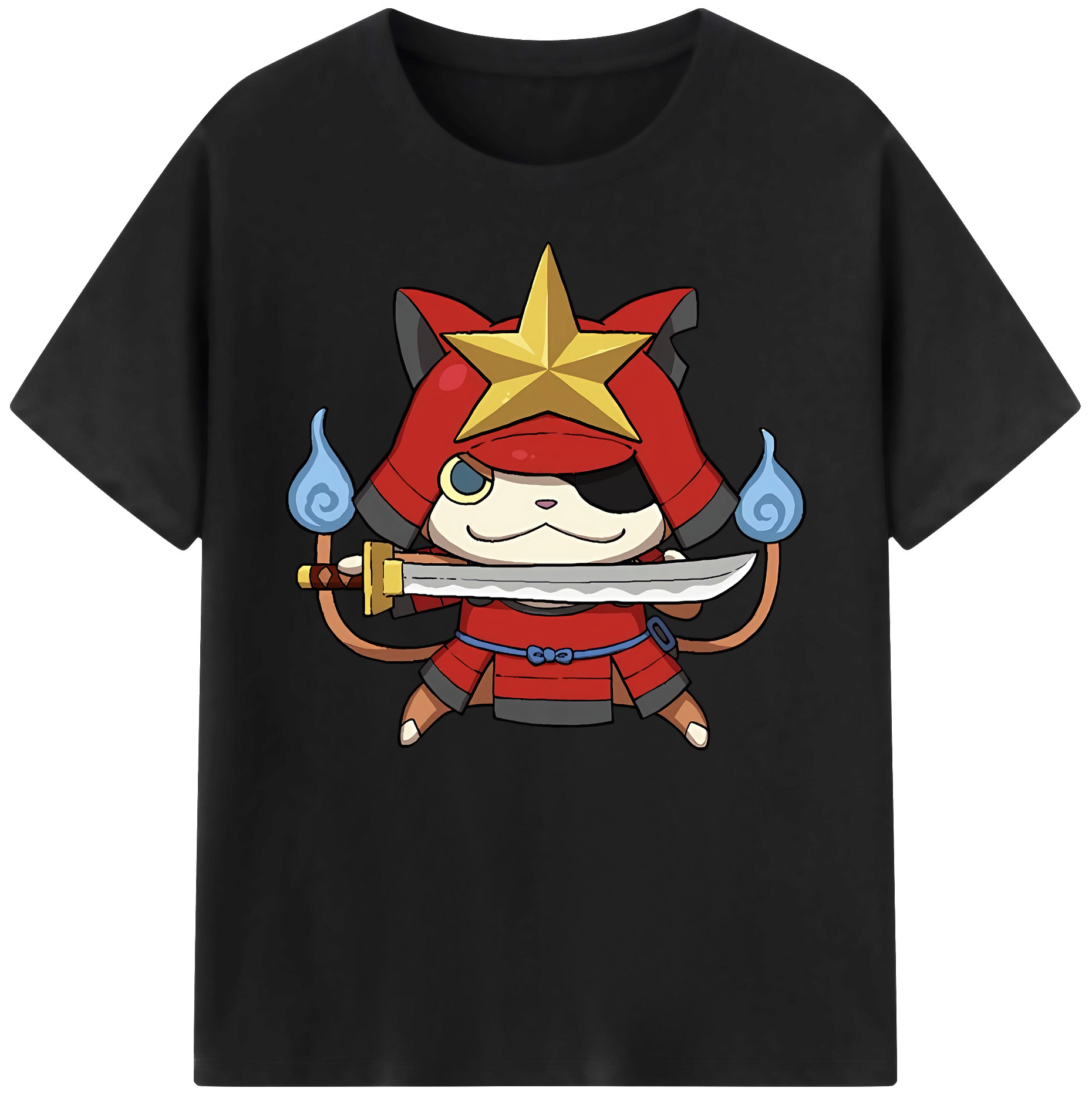 （画像用） 妖怪ウォッチ Yo-kai Watch 綿100％ メンズ半袖Tシャツ｜肌触りやわらか＆通気性