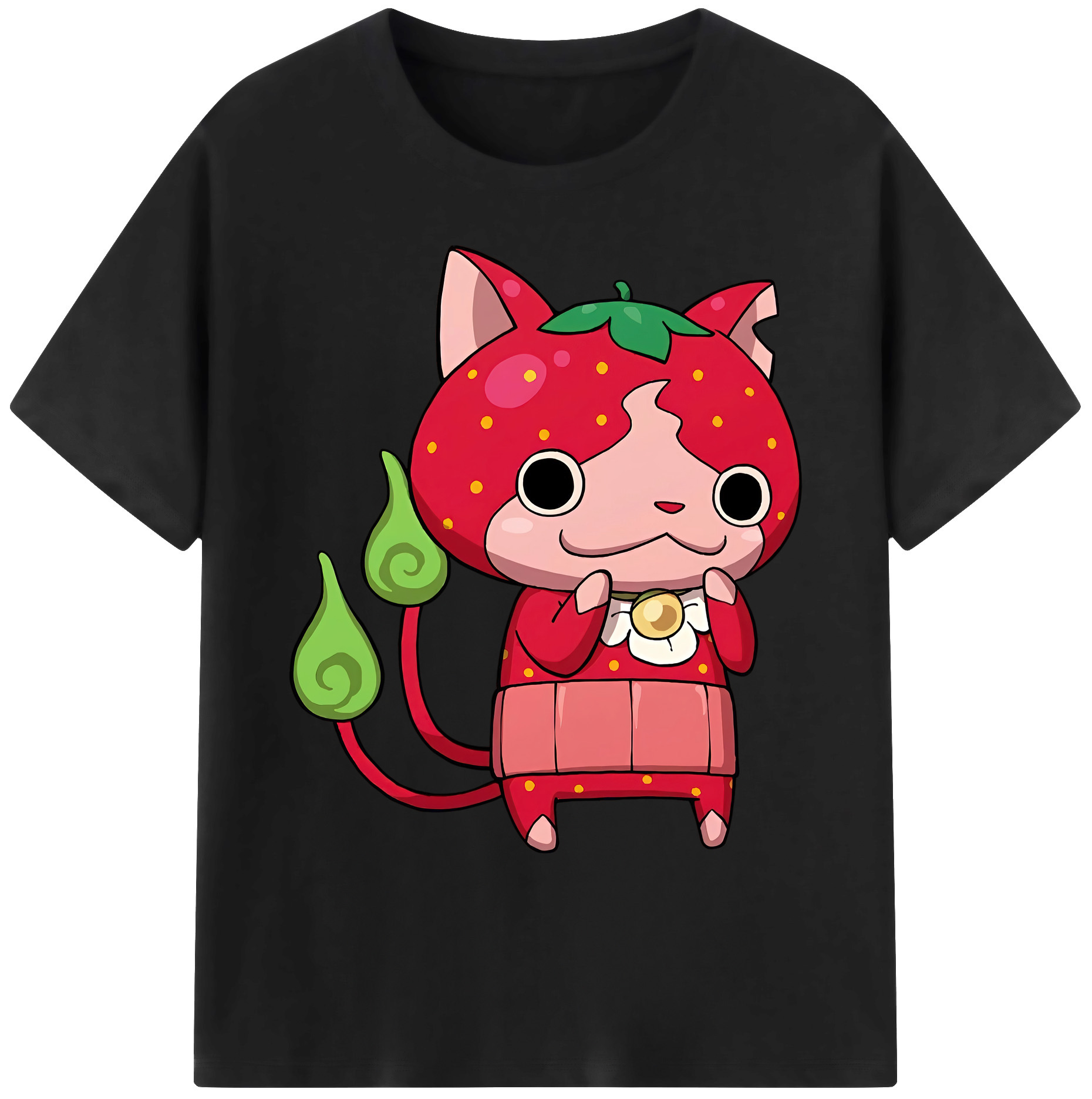 （画像用） 妖怪ウォッチ Yo-kai Watch 綿100％ メンズ半袖Tシャツ｜肌触りやわらか＆通気性
