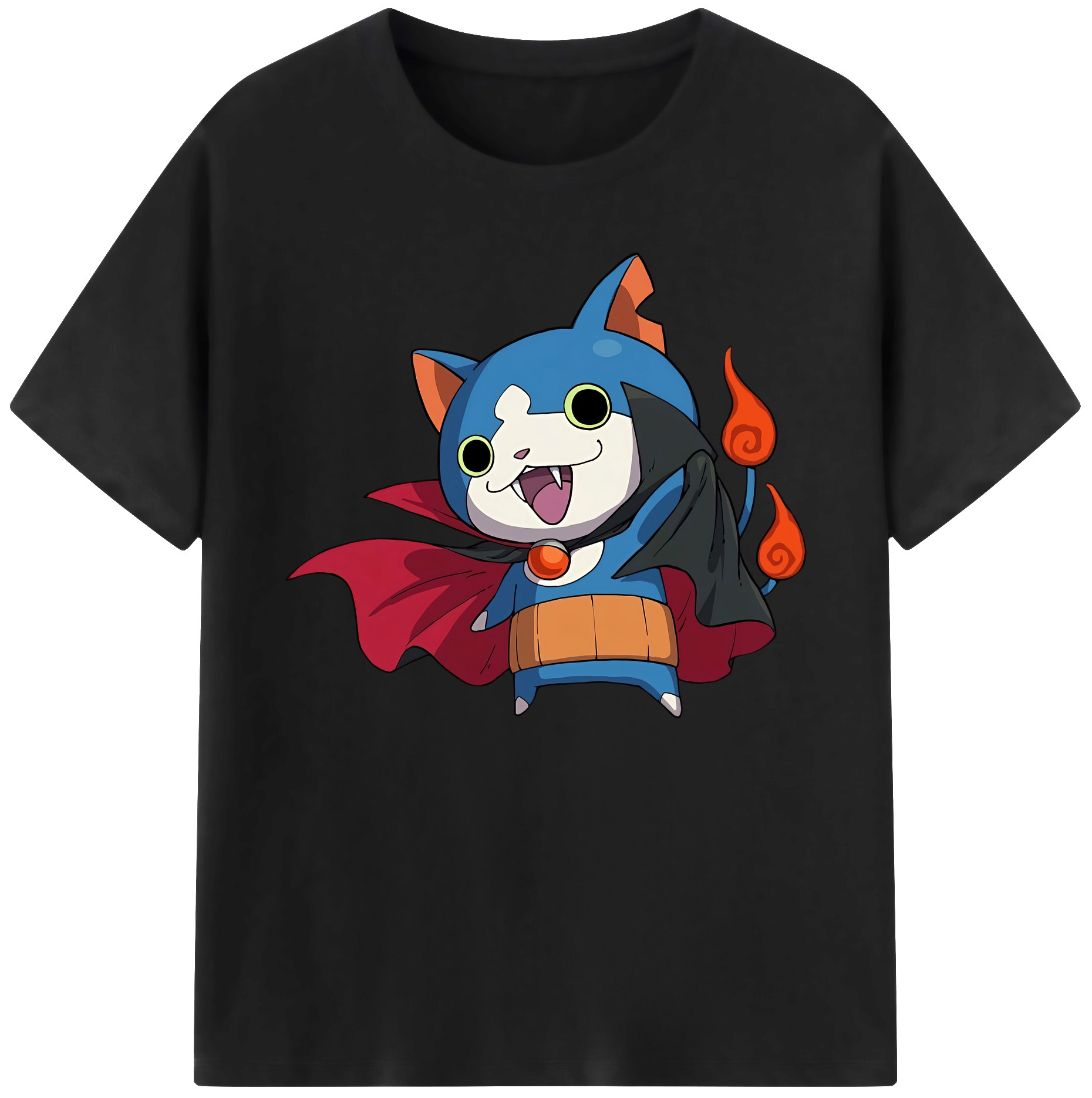 （画像用） 妖怪ウォッチ Yo-kai Watch 綿100％ メンズ半袖Tシャツ｜肌触りやわらか＆通気性