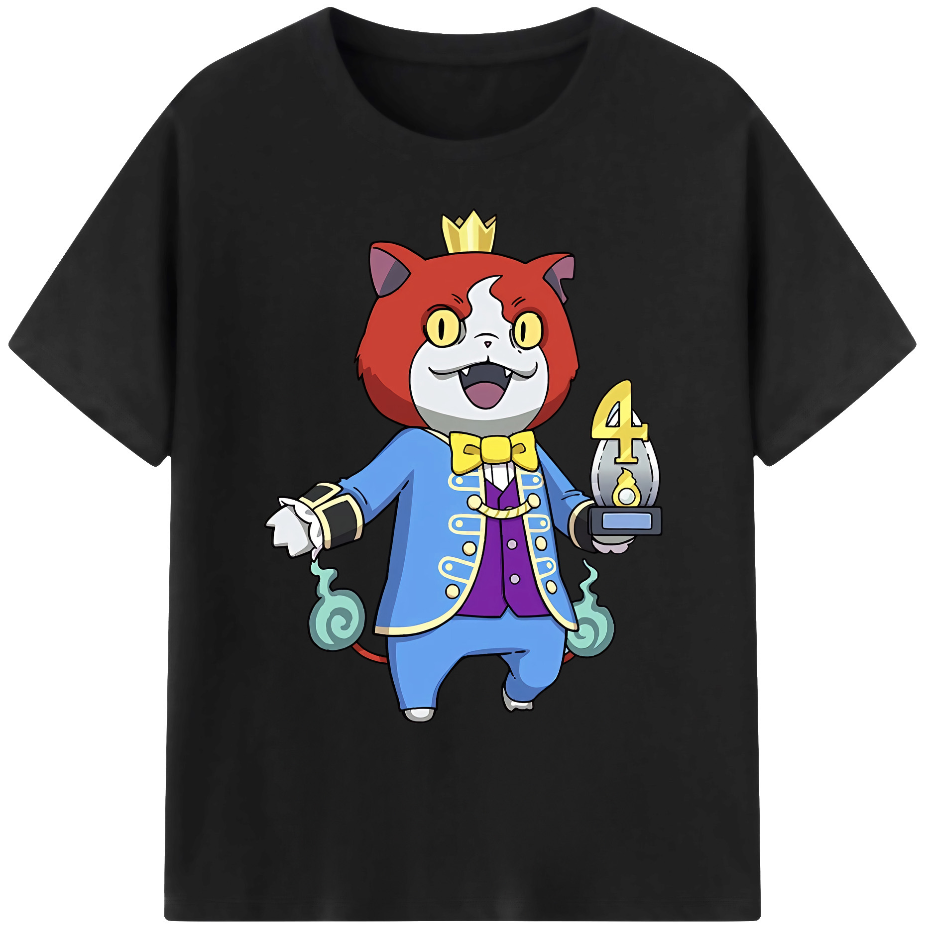 （画像用） 妖怪ウォッチ Yo-kai Watch 綿100％ メンズ半袖Tシャツ｜肌触りやわらか＆通気性