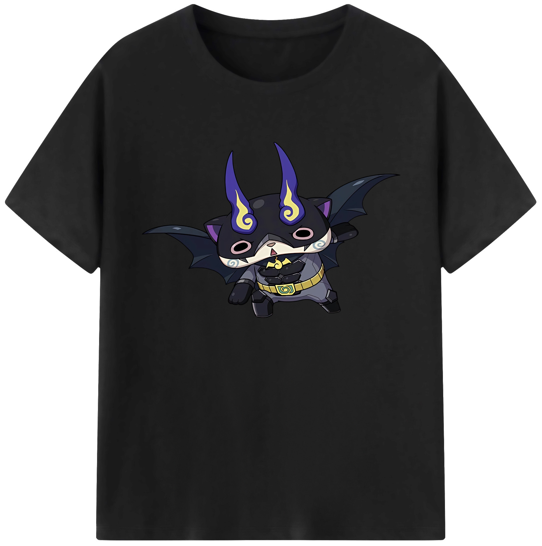 （画像用） 妖怪ウォッチ Yo-kai Watch 綿100％ メンズ半袖Tシャツ｜肌触りやわらか＆通気性