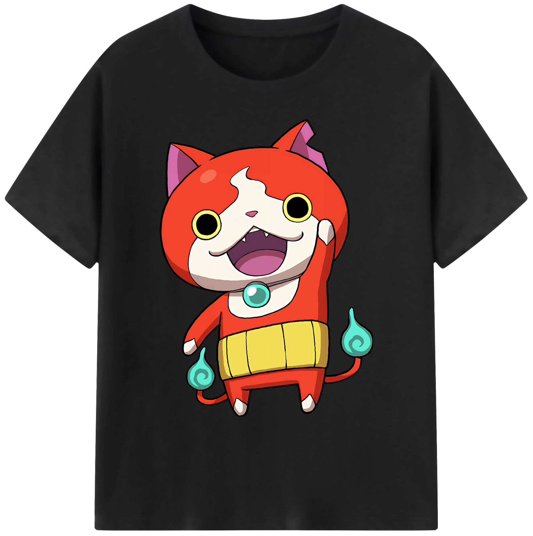 （画像用） 妖怪ウォッチ Yo-kai Watch 綿100％ メンズ半袖Tシャツ｜肌触りやわらか＆通気性