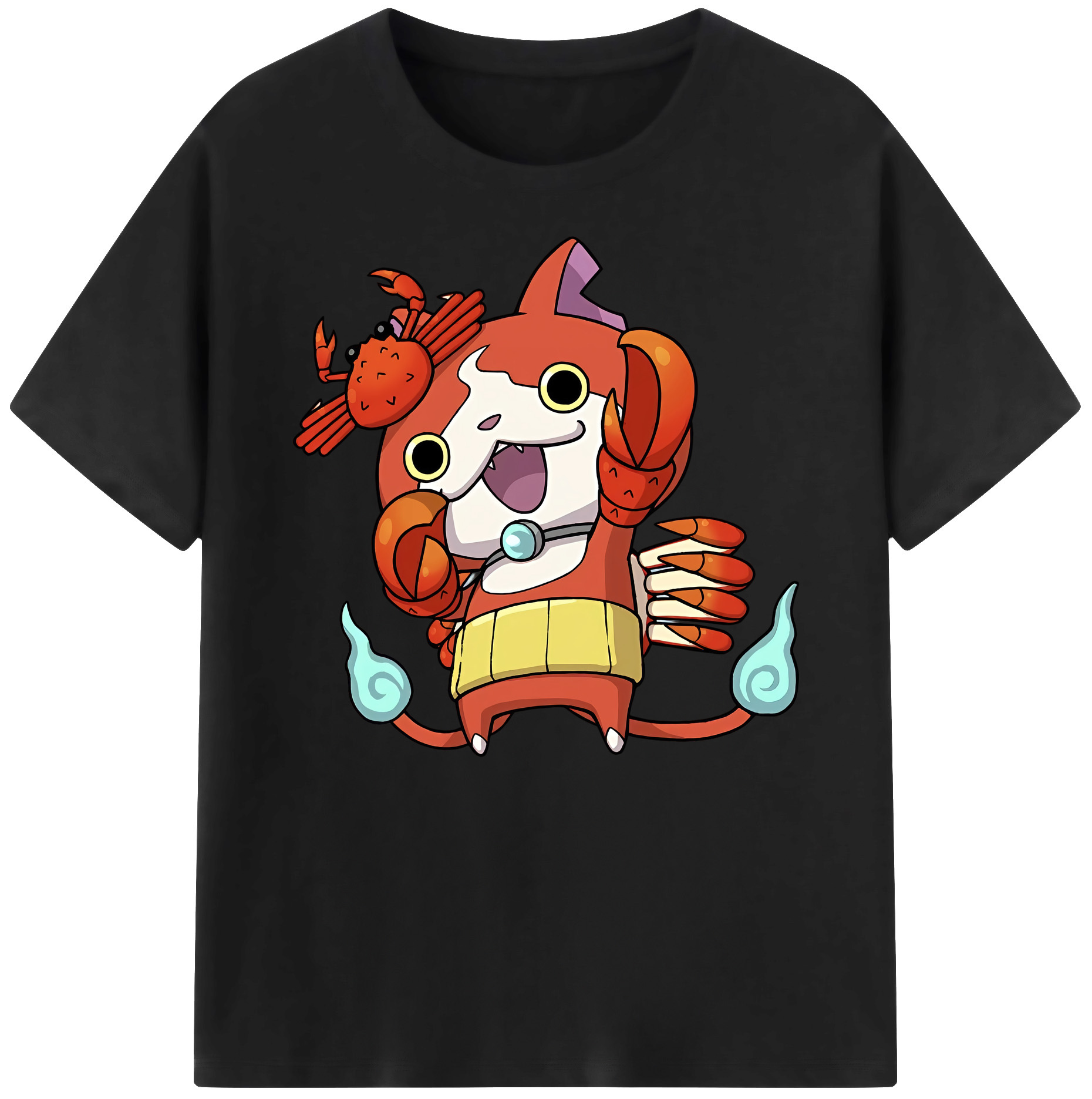 （画像用） 妖怪ウォッチ Yo-kai Watch 綿100％ メンズ半袖Tシャツ｜肌触りやわらか＆通気性
