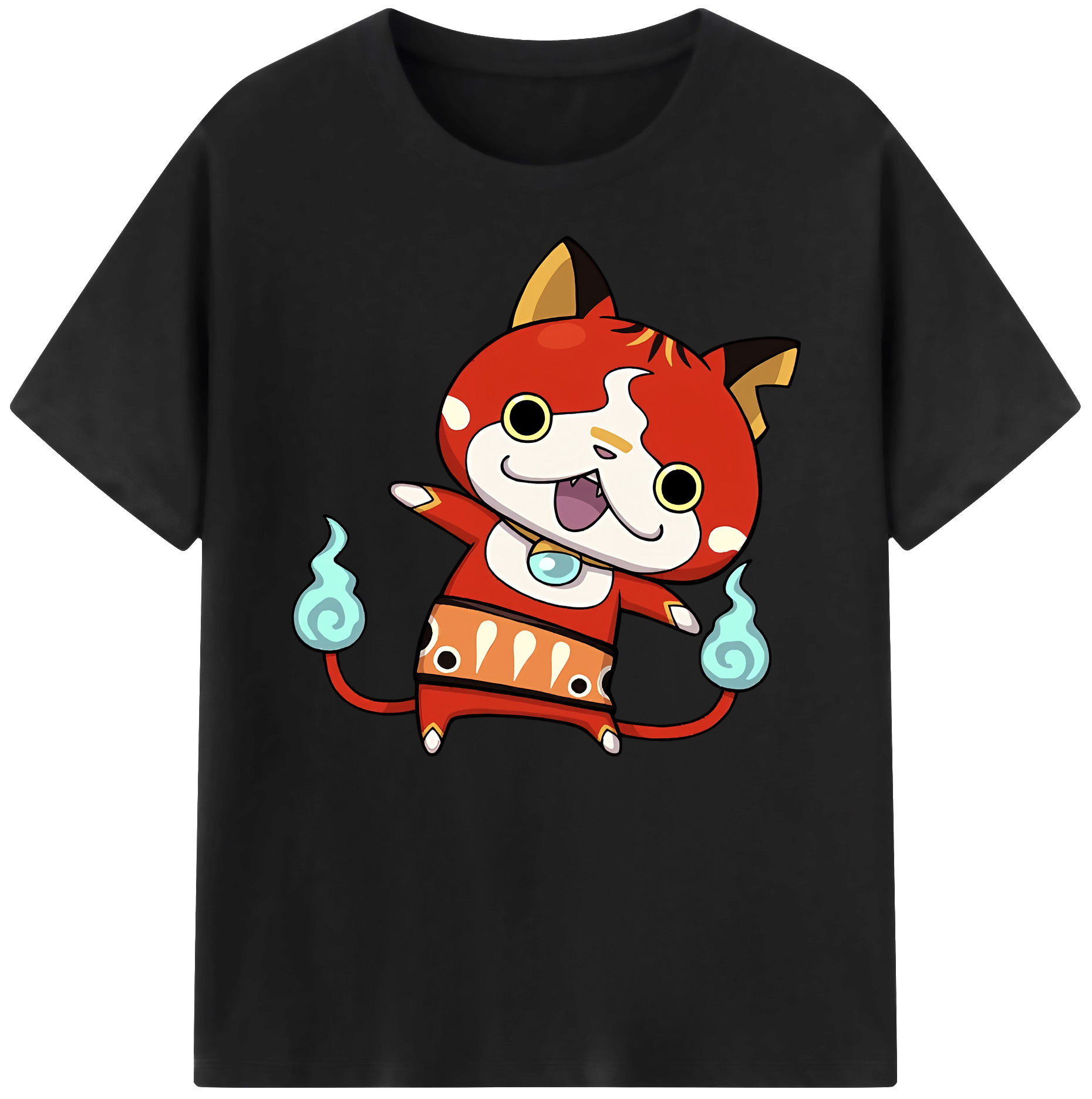 （画像用） 妖怪ウォッチ Yo-kai Watch 綿100％ メンズ半袖Tシャツ｜肌触りやわらか＆通気性