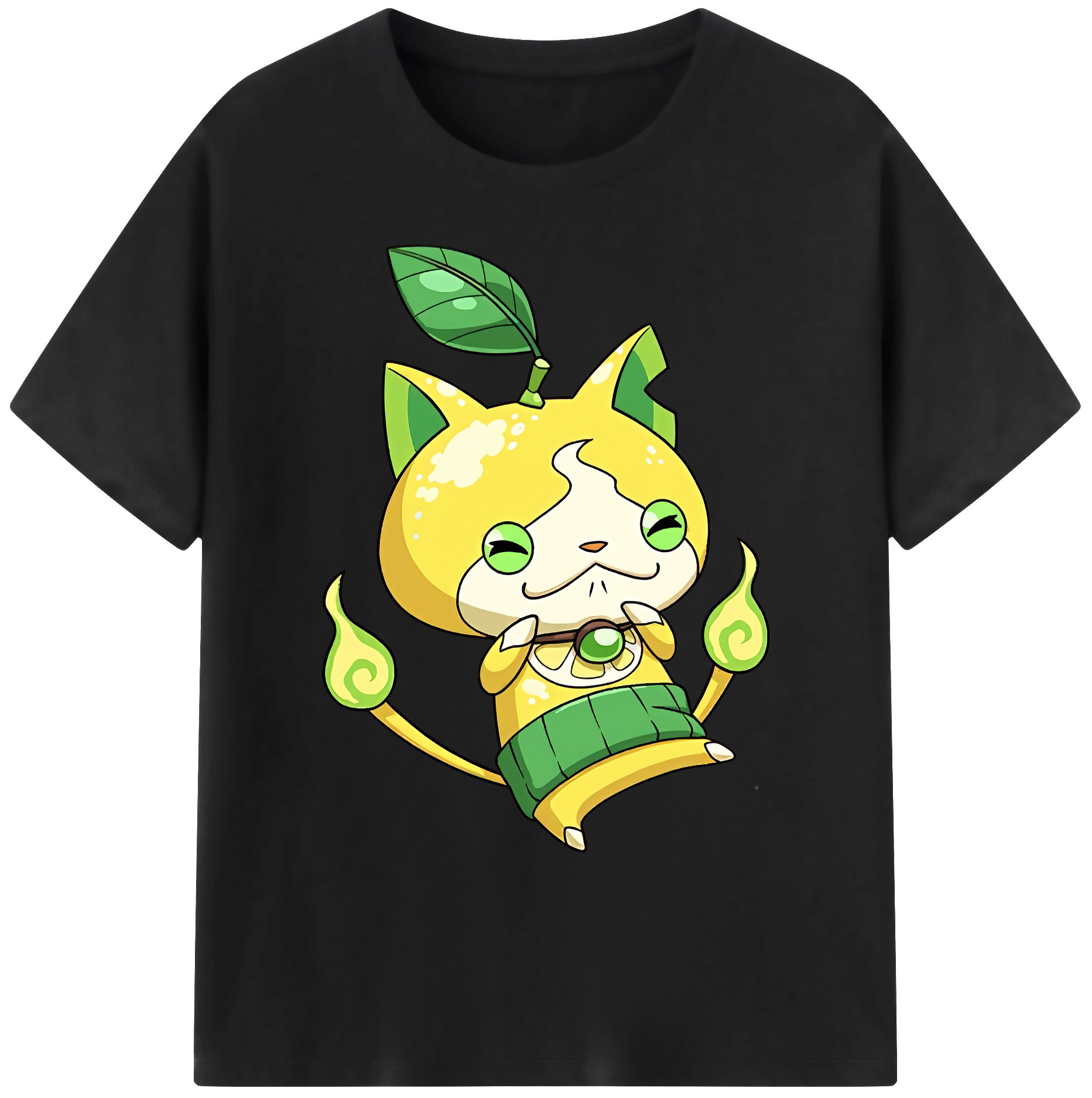 （画像用） 妖怪ウォッチ Yo-kai Watch 綿100％ メンズ半袖Tシャツ｜肌触りやわらか＆通気性