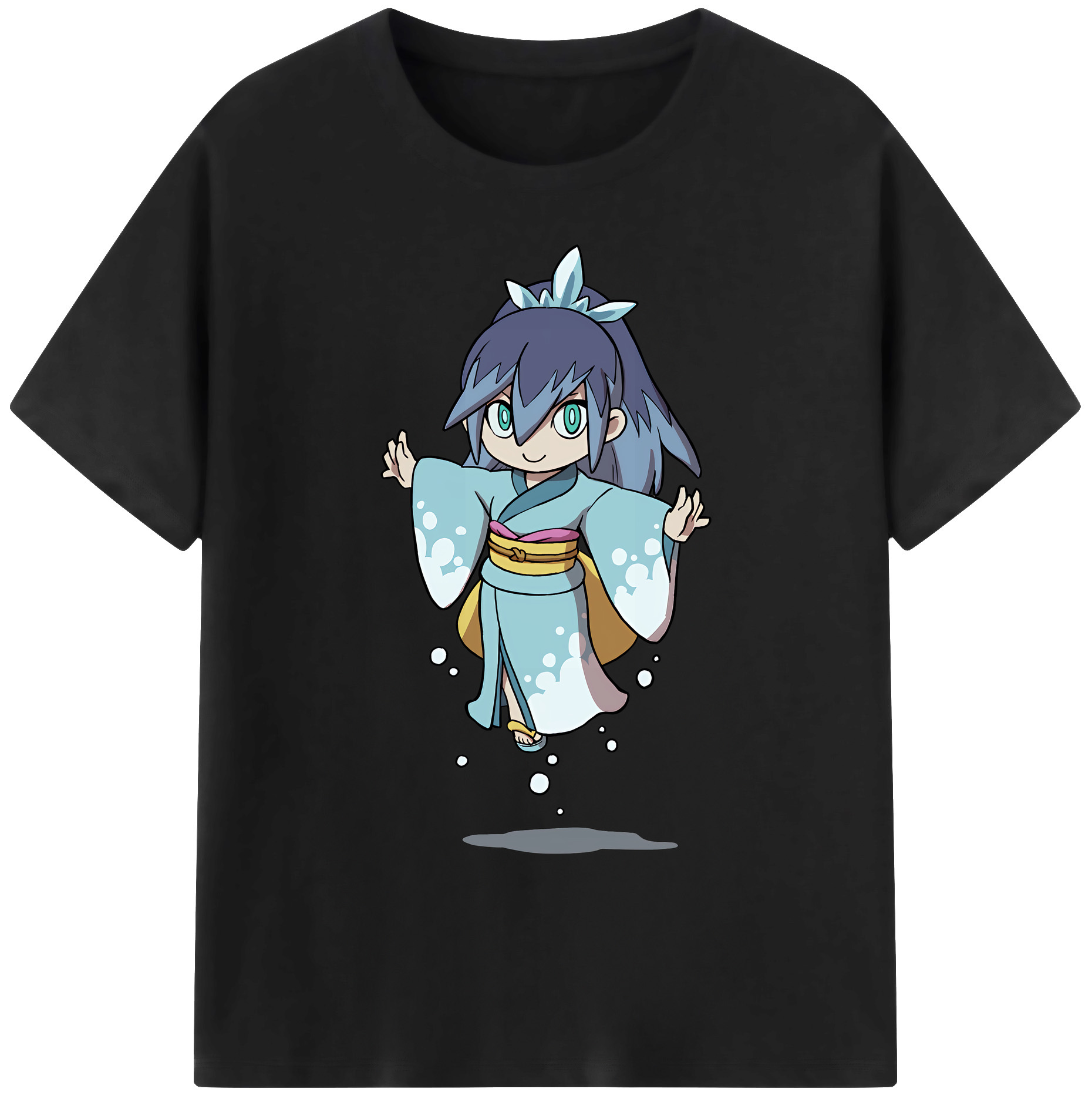 （画像用） 妖怪ウォッチ Yo-kai Watch 綿100％ メンズ半袖Tシャツ｜肌触りやわらか＆通気性
