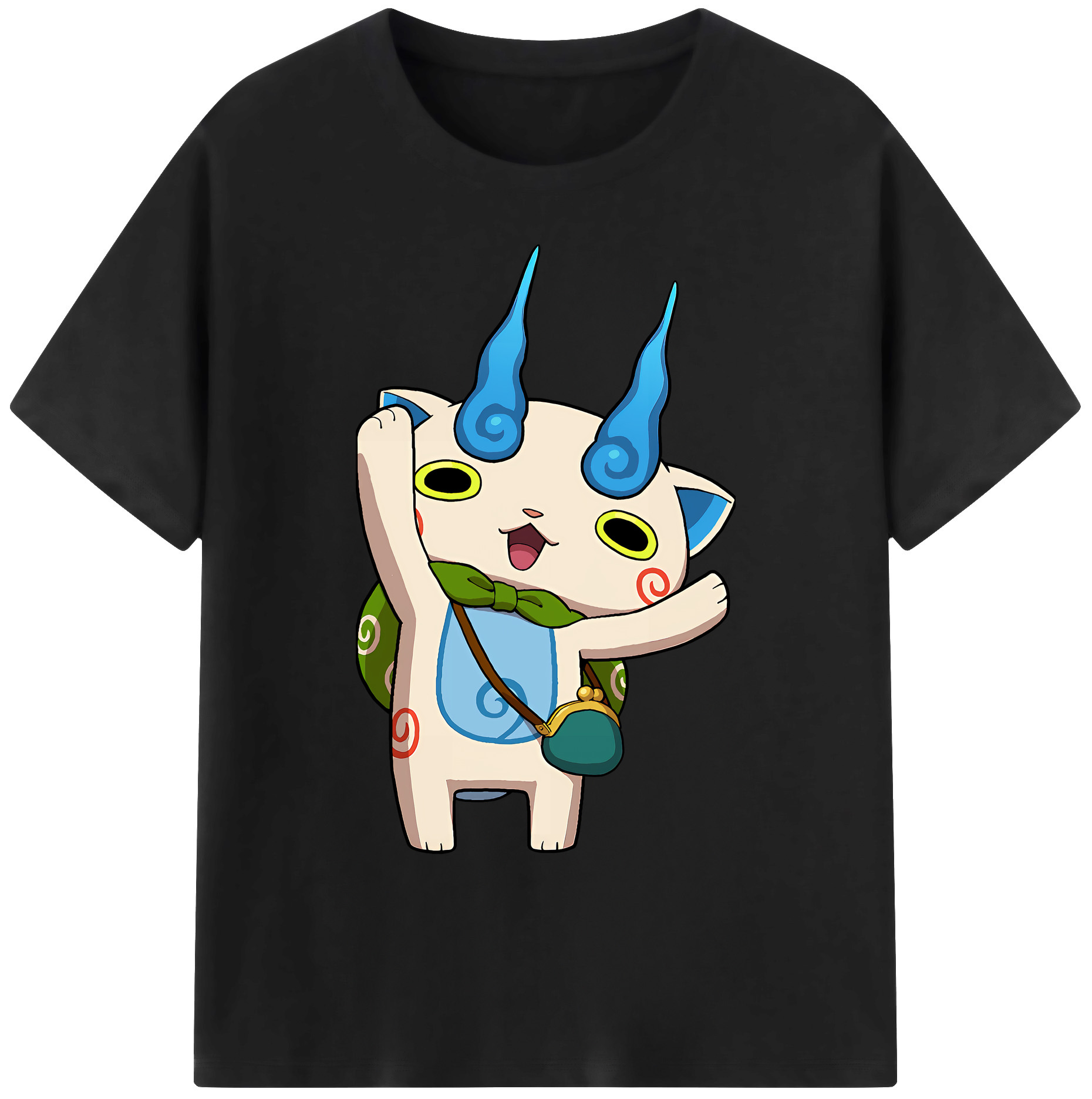 （画像用） 妖怪ウォッチ Yo-kai Watch 綿100％ メンズ半袖Tシャツ｜肌触りやわらか＆通気性
